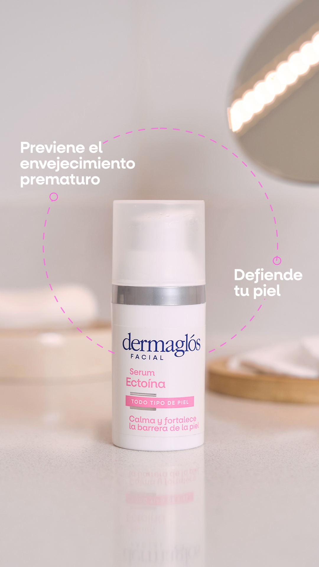 Dermaglós Facebook ad