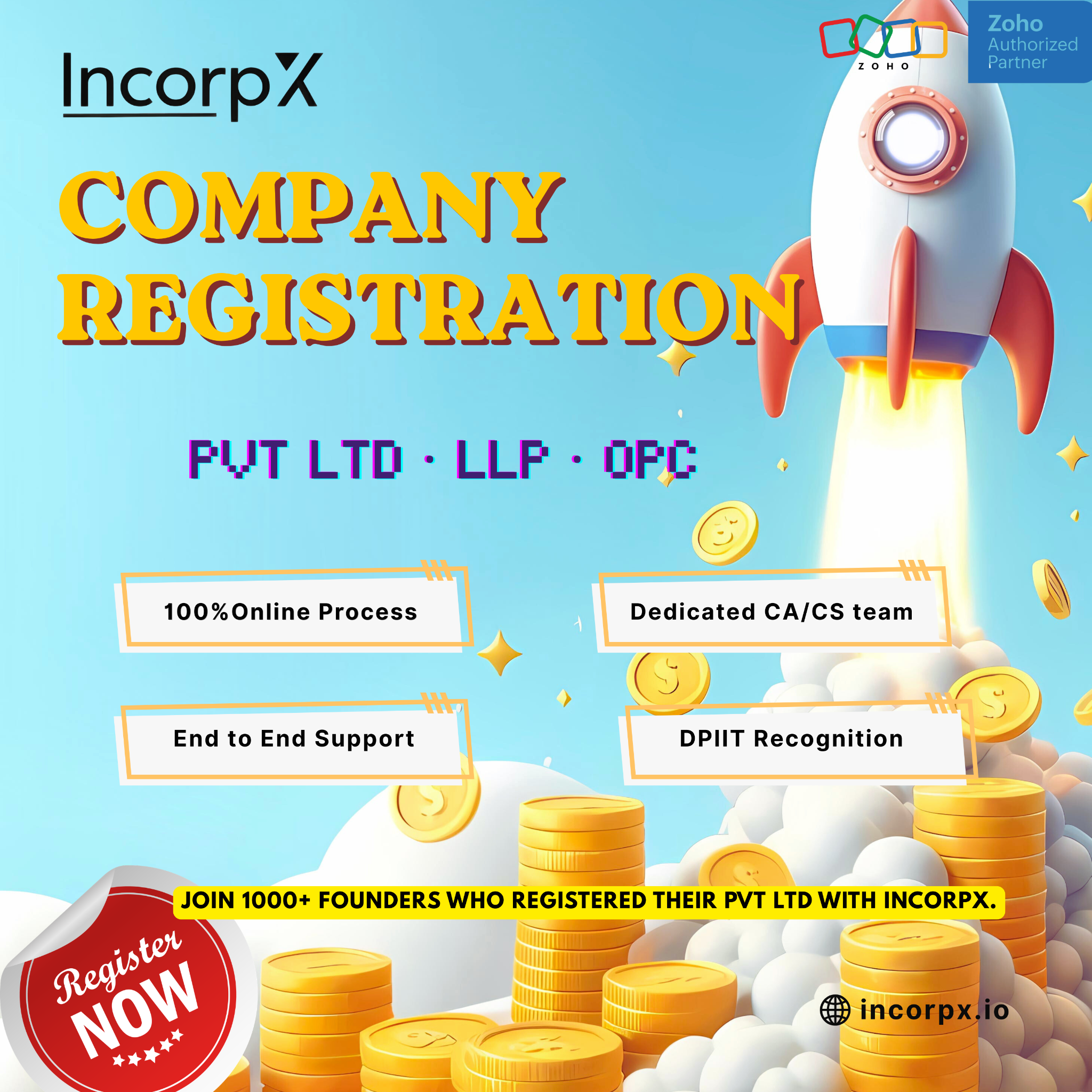 IncorpX Facebook ad