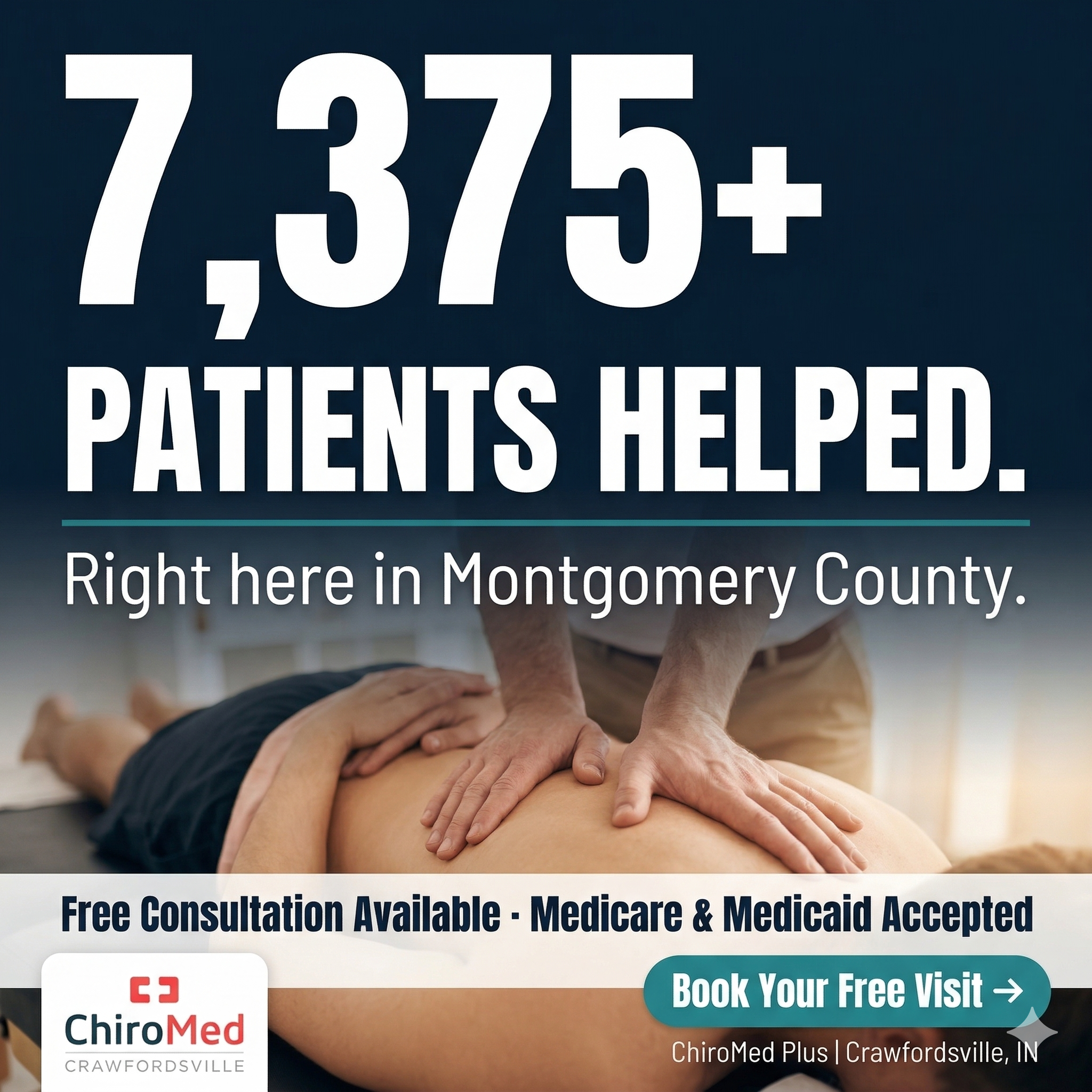 ChiroMed Crawfordsville Facebook ad: Ready to Get Back to the Life You Love?