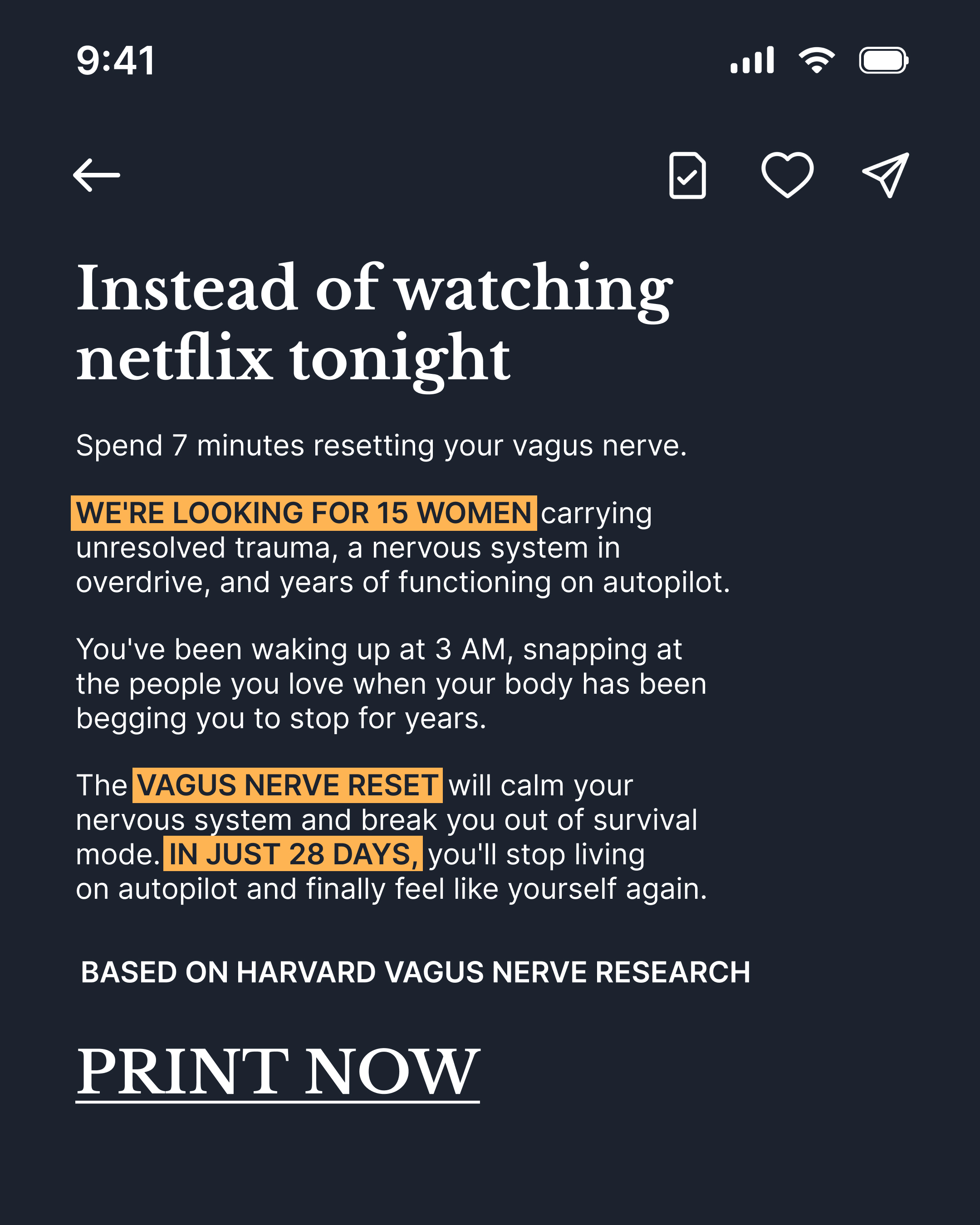 Dr. Kevin Tracey Facebook ad