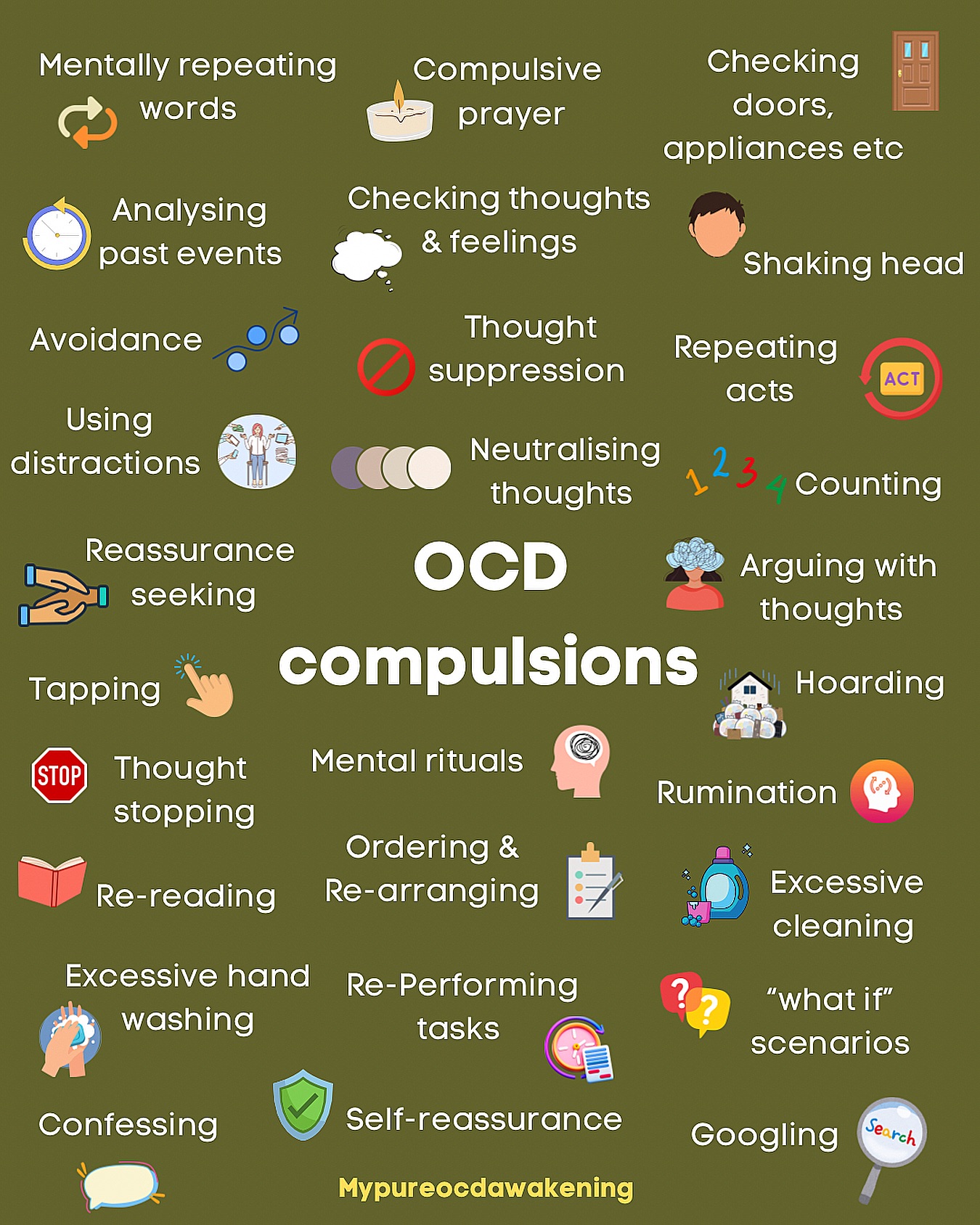 mypureocdawakening Facebook ad: OCD compulsions