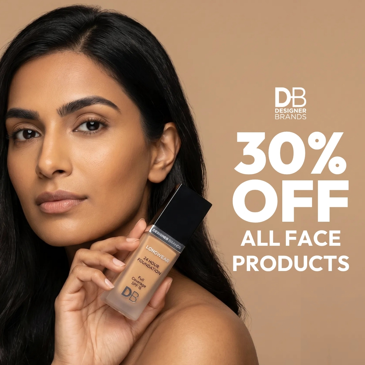 Designer Brands Cosmetics Facebook ad