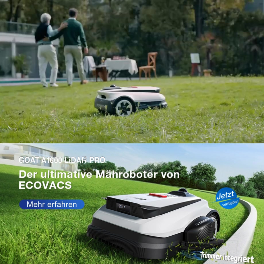 ECOVACS ROBOTICS Facebook ad: Sofort einsatzbereit in nur 1 Minute.