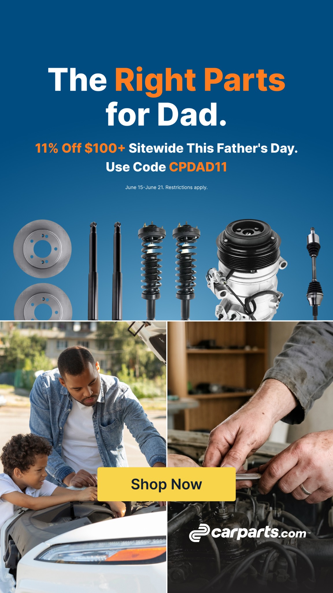 CarParts.com Facebook ad