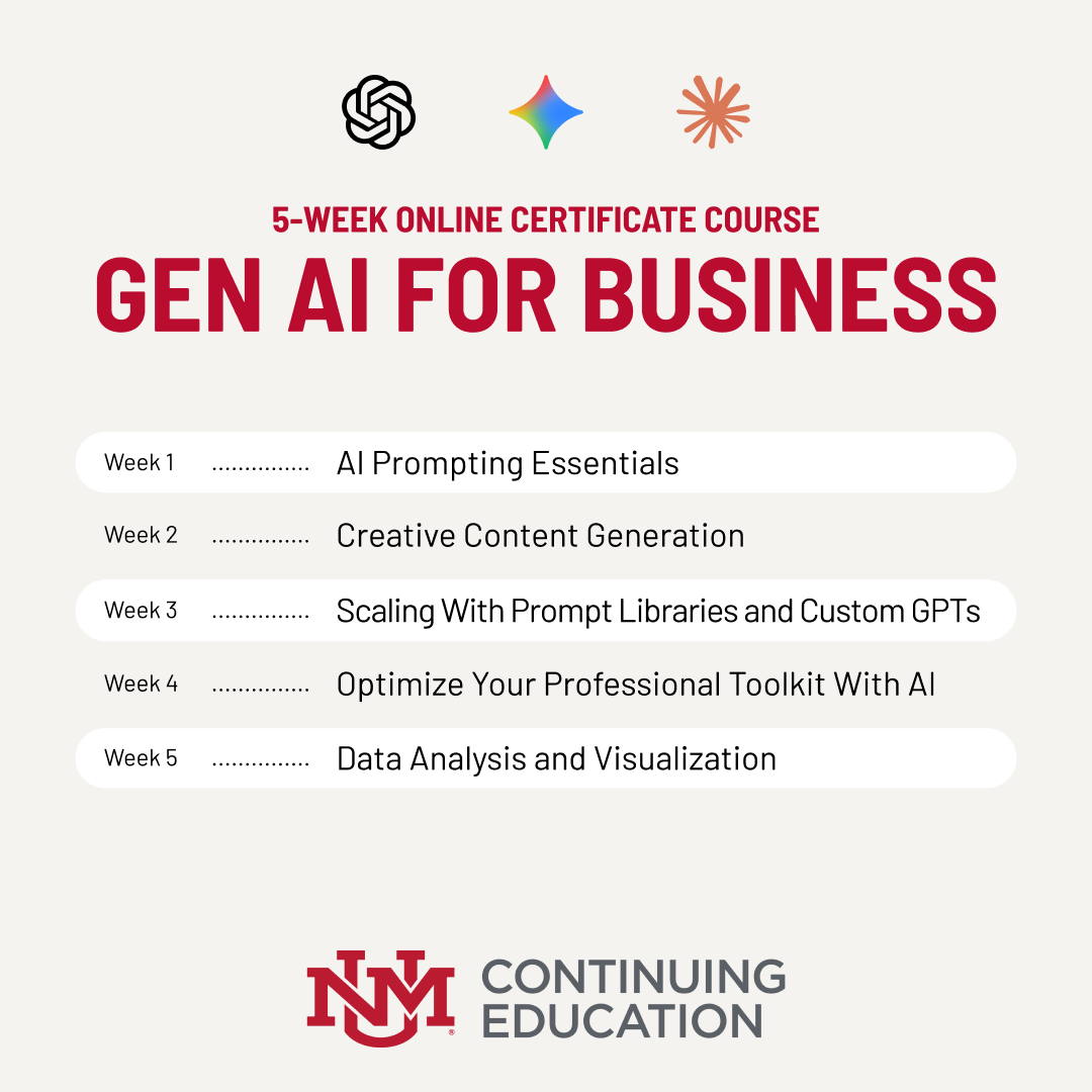 UNM Continuing Education Facebook ad