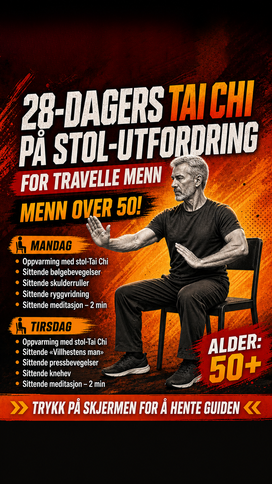Mike's Strength Challenge Facebook ad