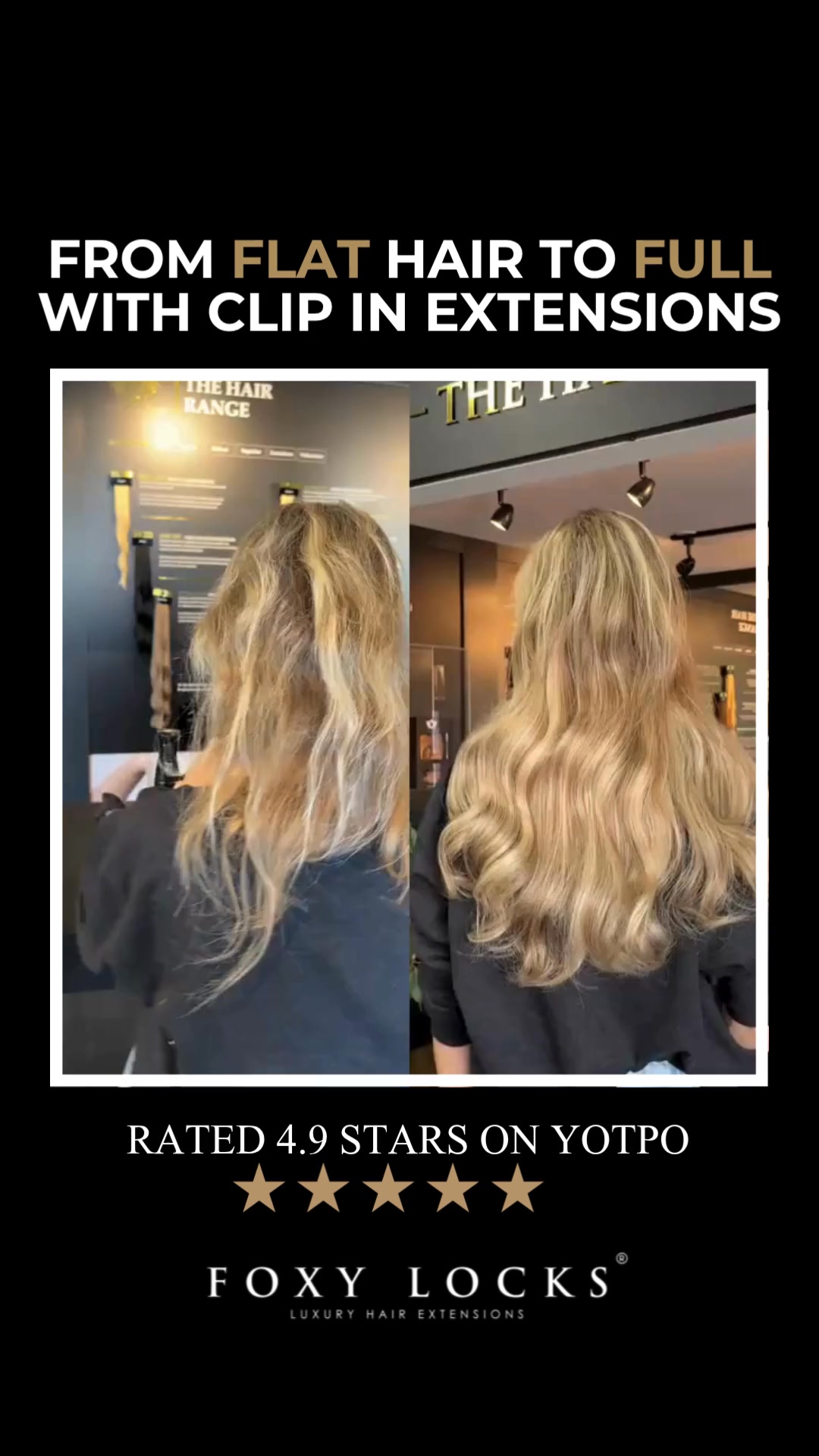 Official Foxy Locks Extensions Facebook ad from Jun 4, 2026