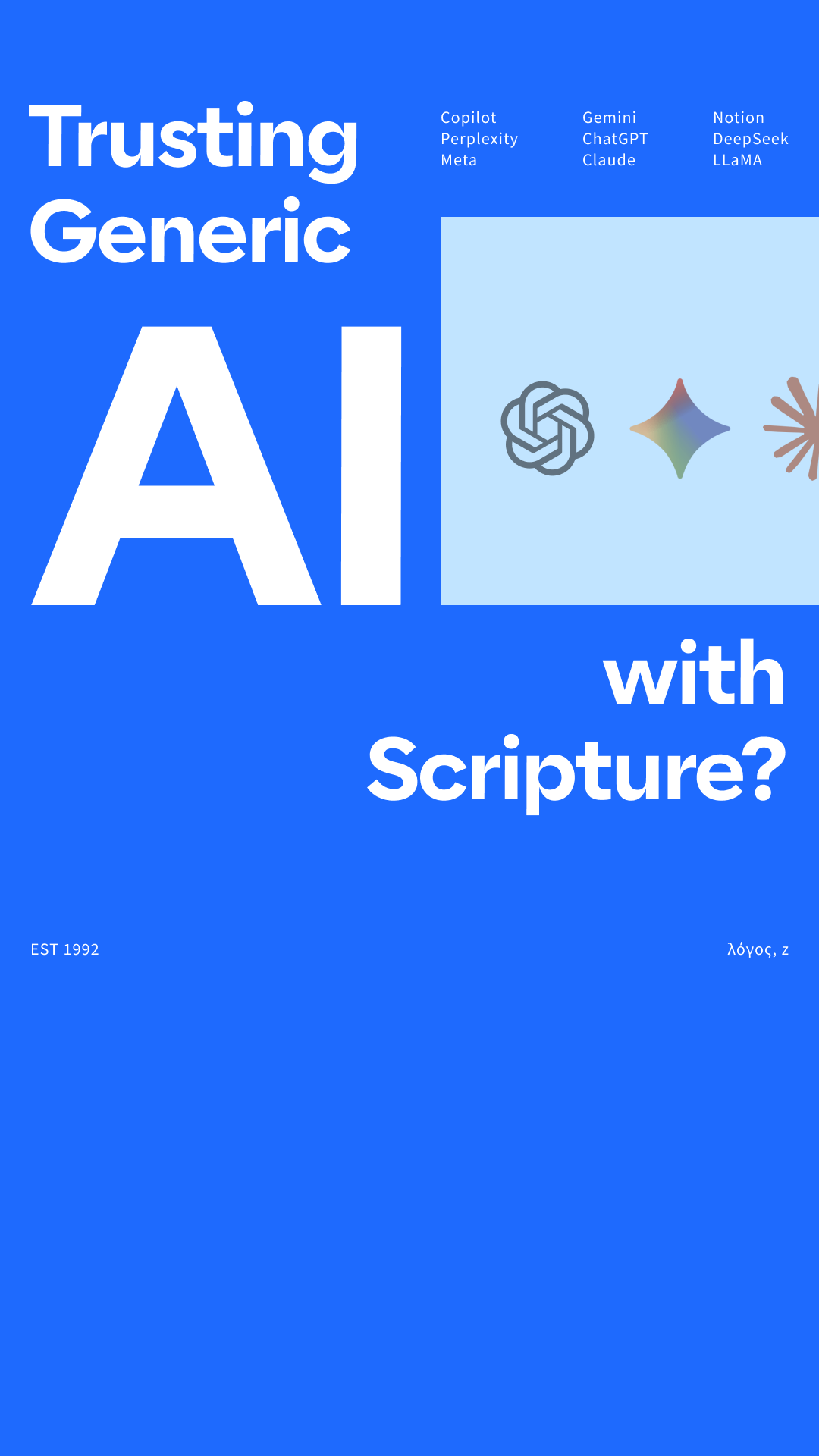 Logos Bible Study App Facebook ad