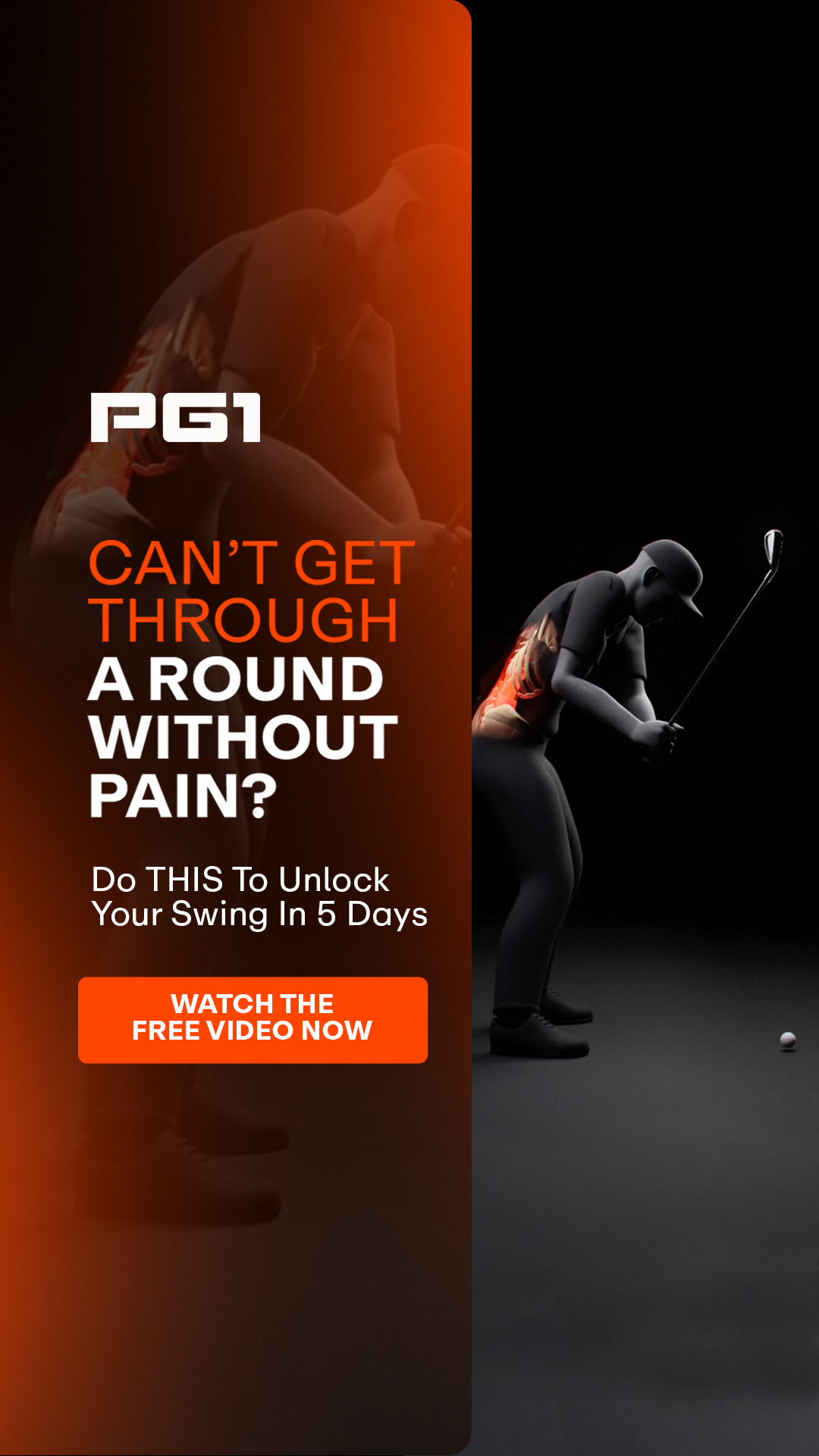 Performance Golf Facebook ad