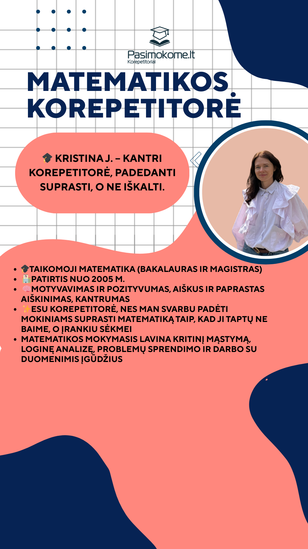Pasimokome.lt korepetitoriai Facebook ad