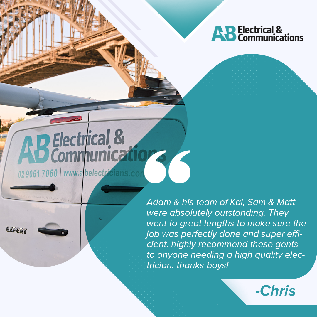 AB Electrical & Communications - Your Sydney Electrician Facebook ad