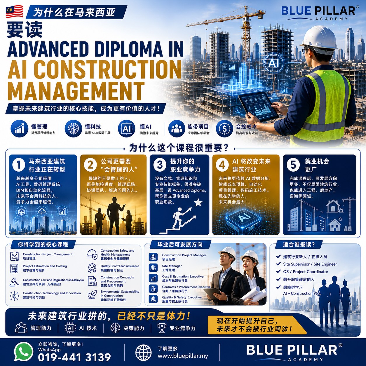 Blue Pillar Academy Facebook ad
