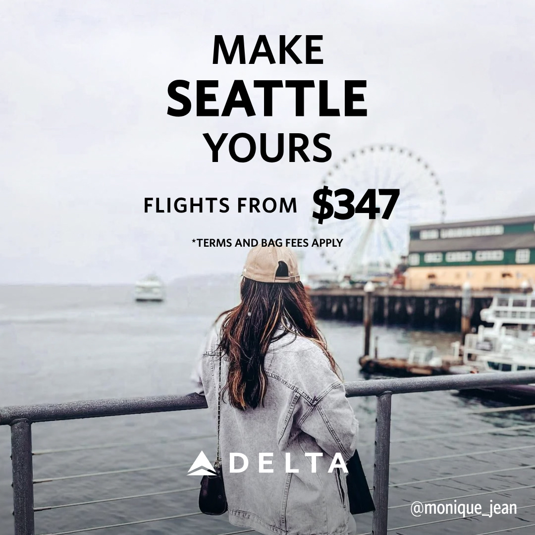 Delta Air Lines Facebook ad
