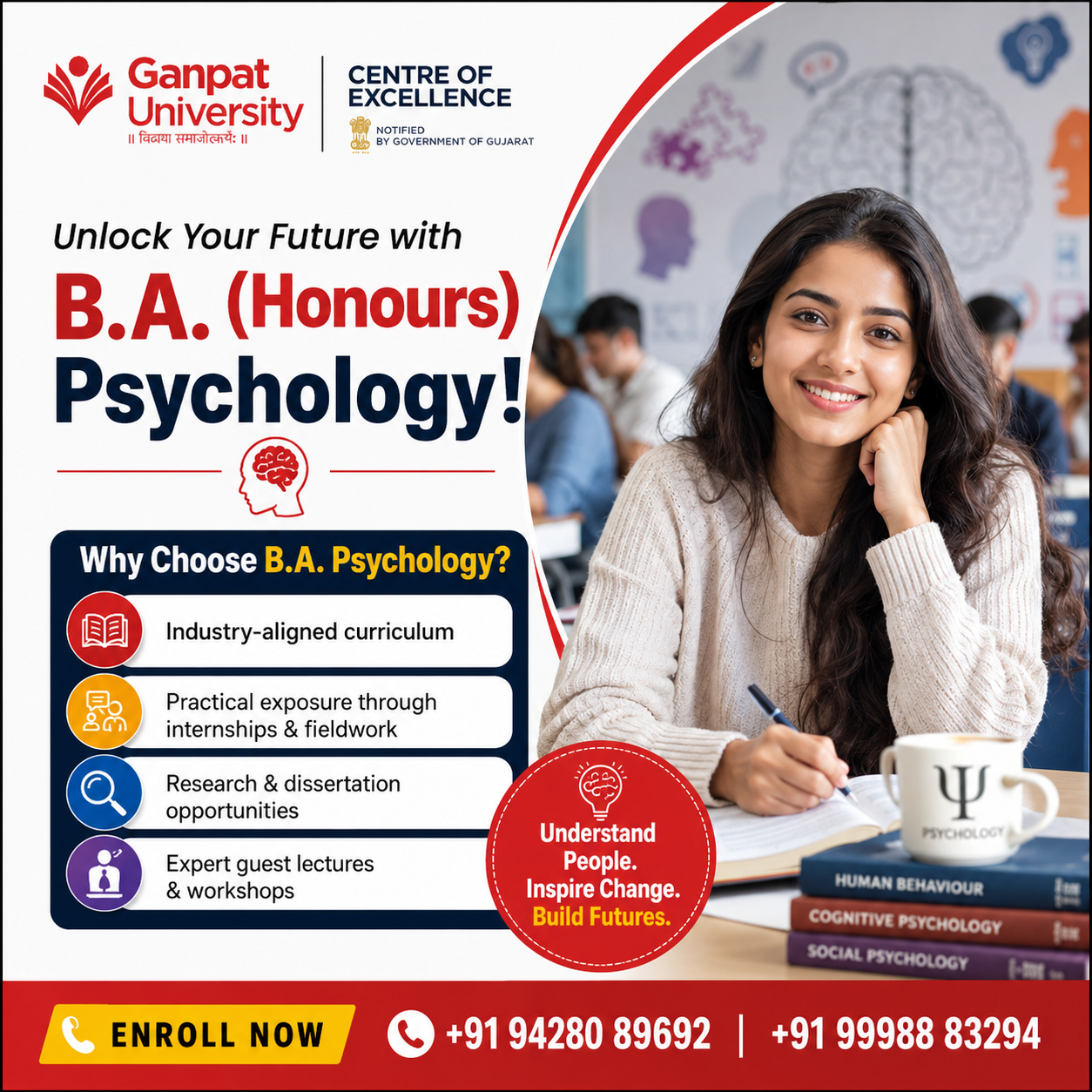 Ganpat University - GUNI, India Facebook ad