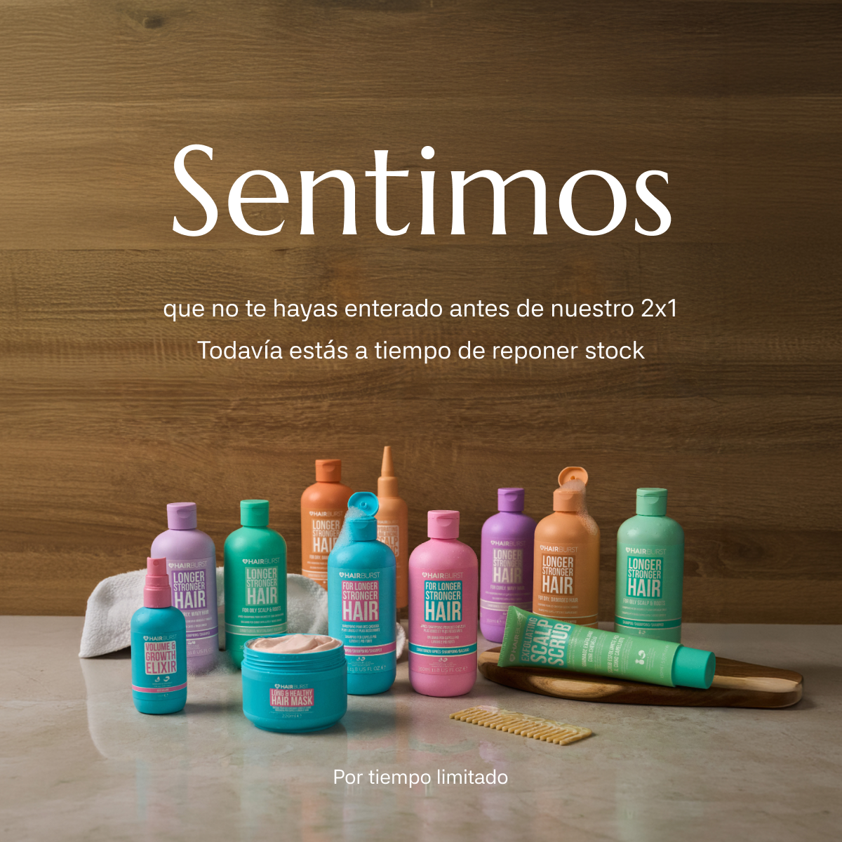 Hairburst España Facebook ad