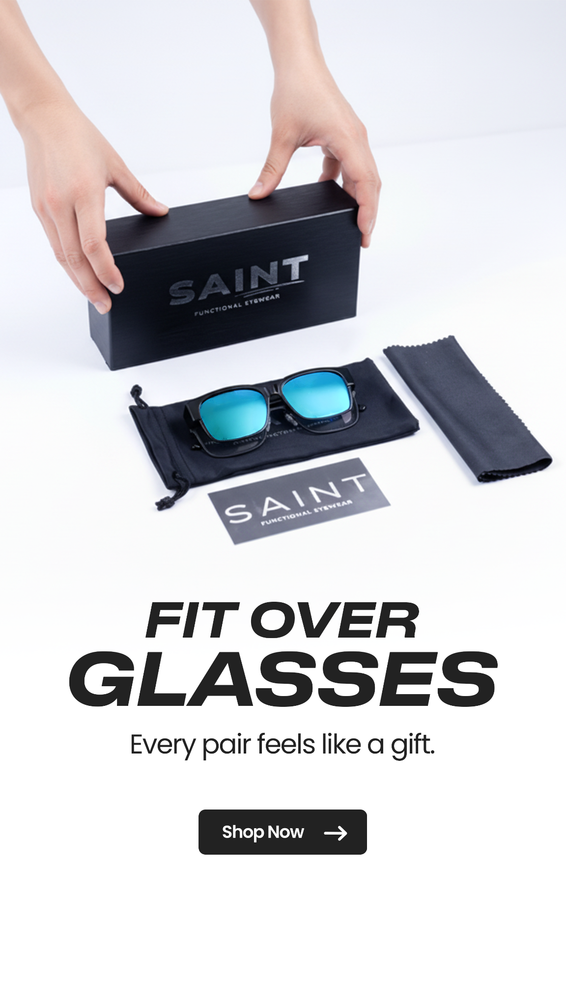 SAINT Eyewear Facebook ad
