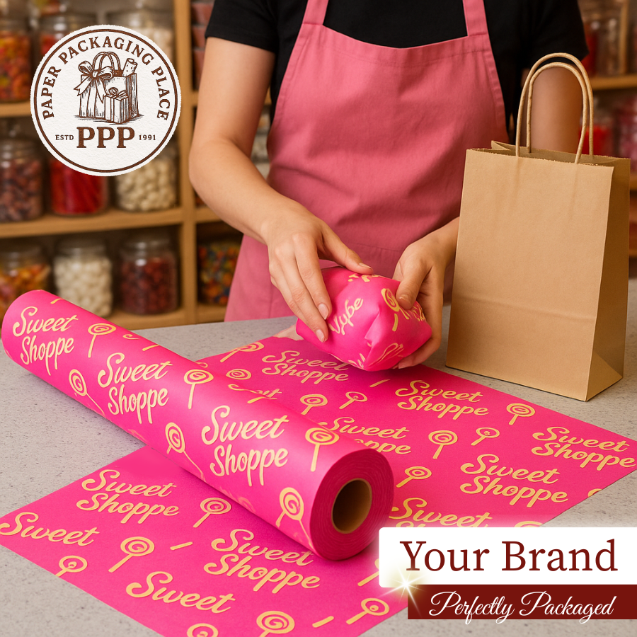 Paper Packaging Place Facebook ad: Why settle for generic packaging when you can…
