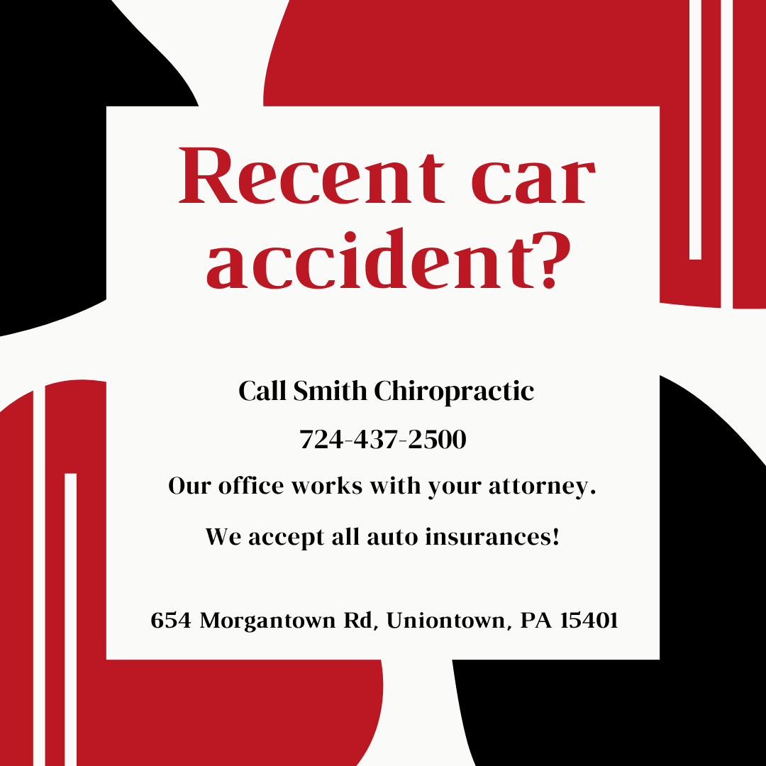 Smith Chiropractic Clinic of Uniontown, PA Facebook ad: We've got your back.