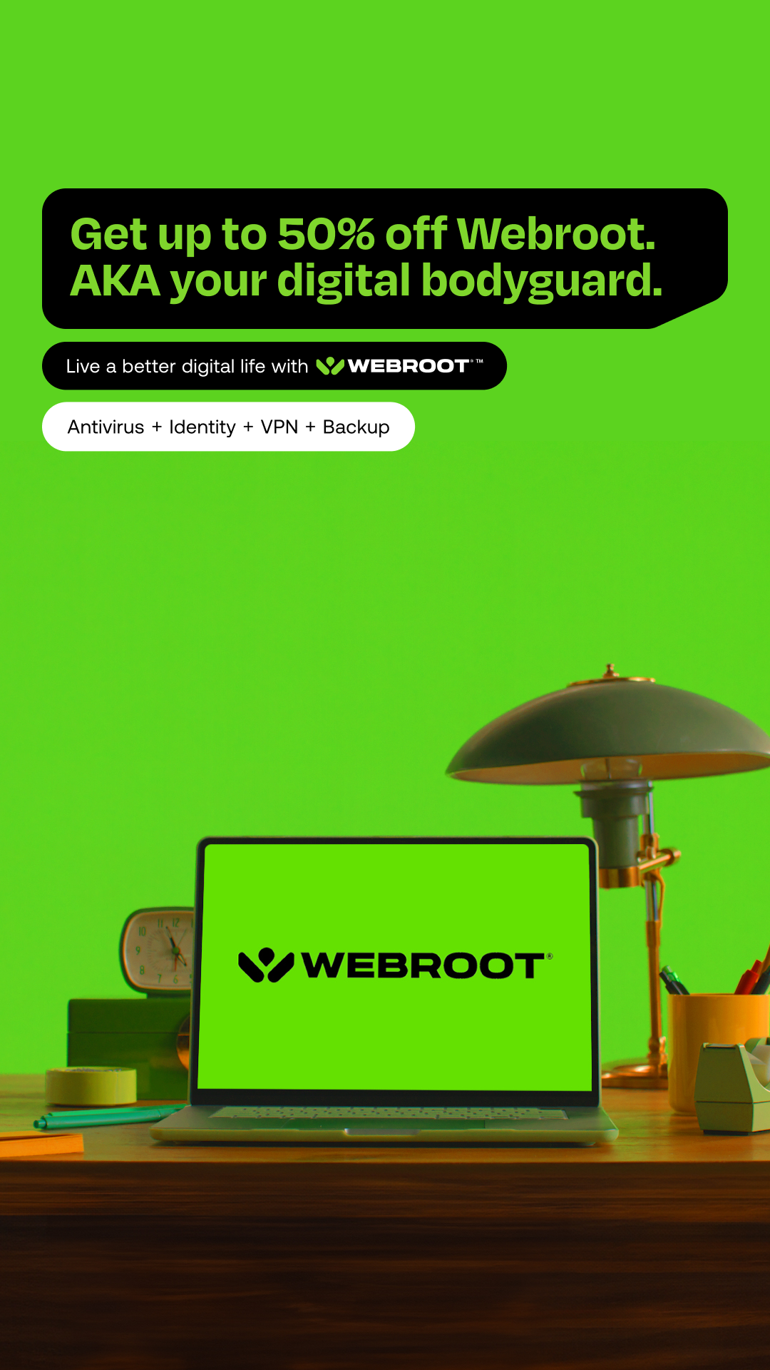 Webroot Facebook ad