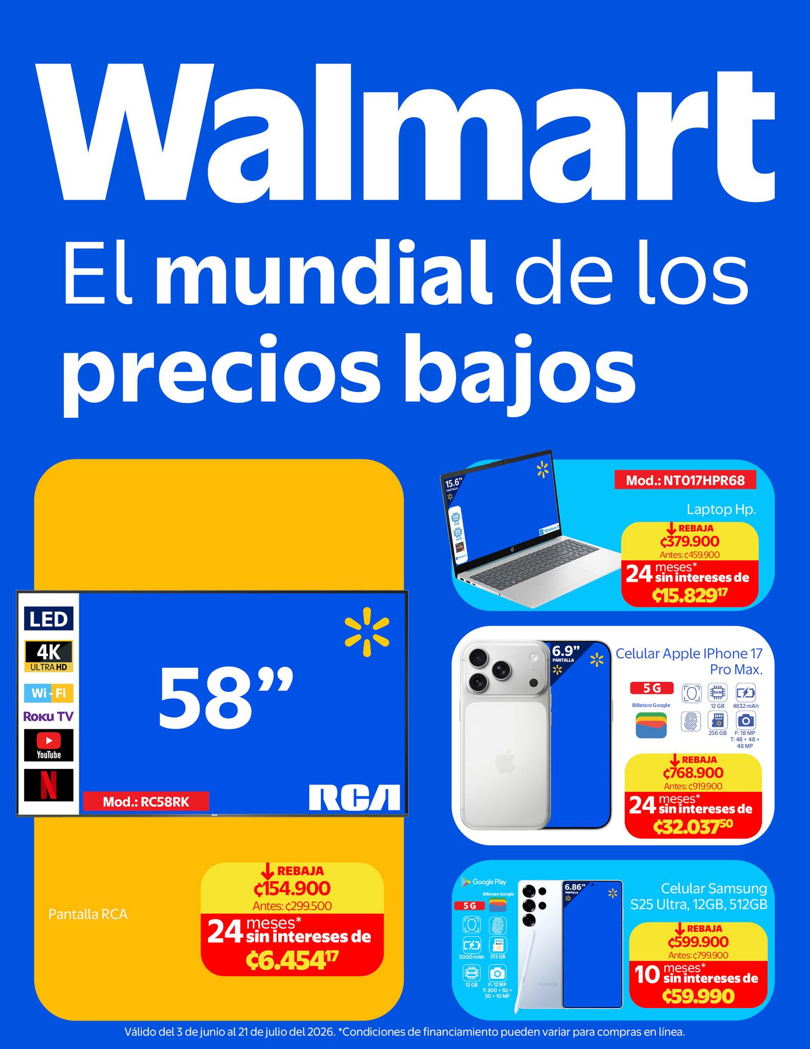 Walmart Costa Rica Facebook ad