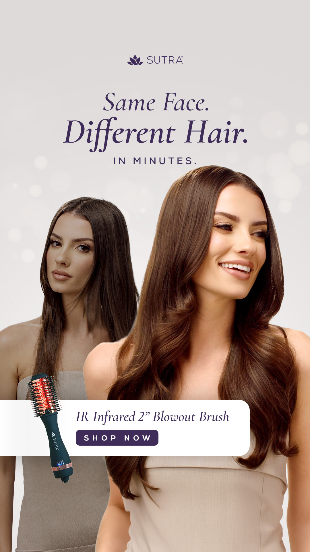 Sutra Beauty Facebook ad: IR Infrared Blowout Brush