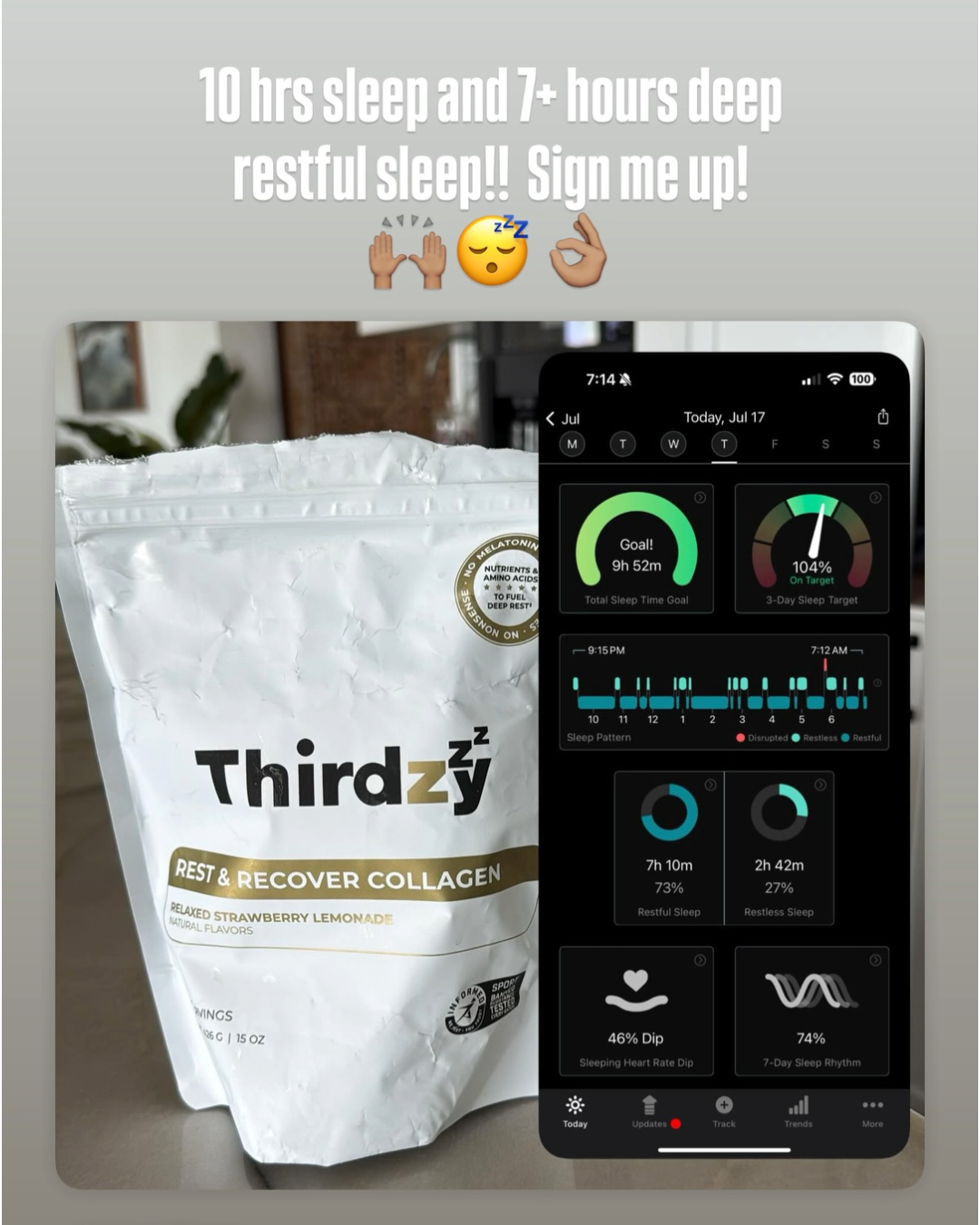 ThirdzySleep Facebook ad