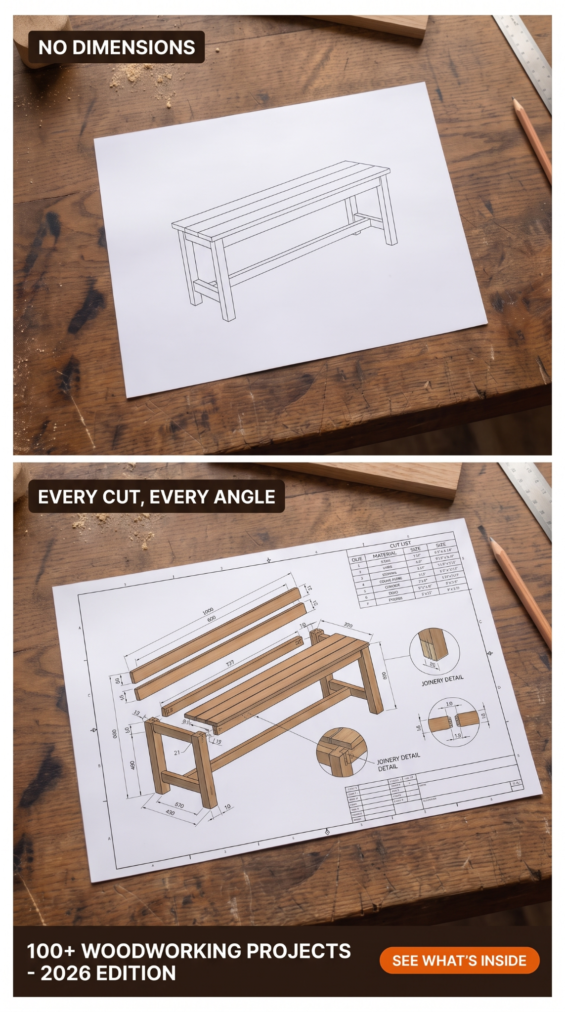 Master Crafts DIY Facebook ad: Stop Buying Furniture. Build It.