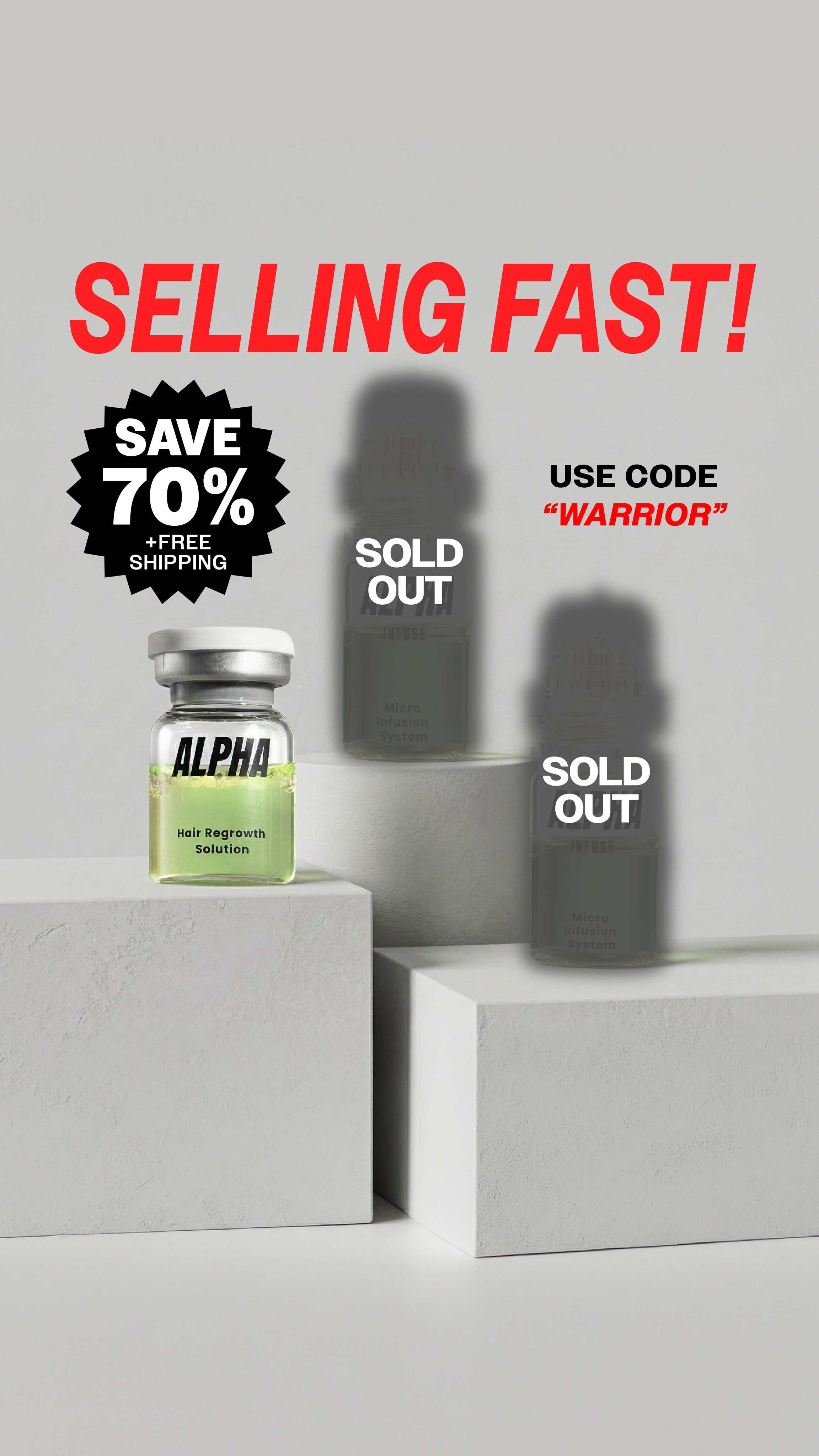 AlphaInfuse Facebook ad