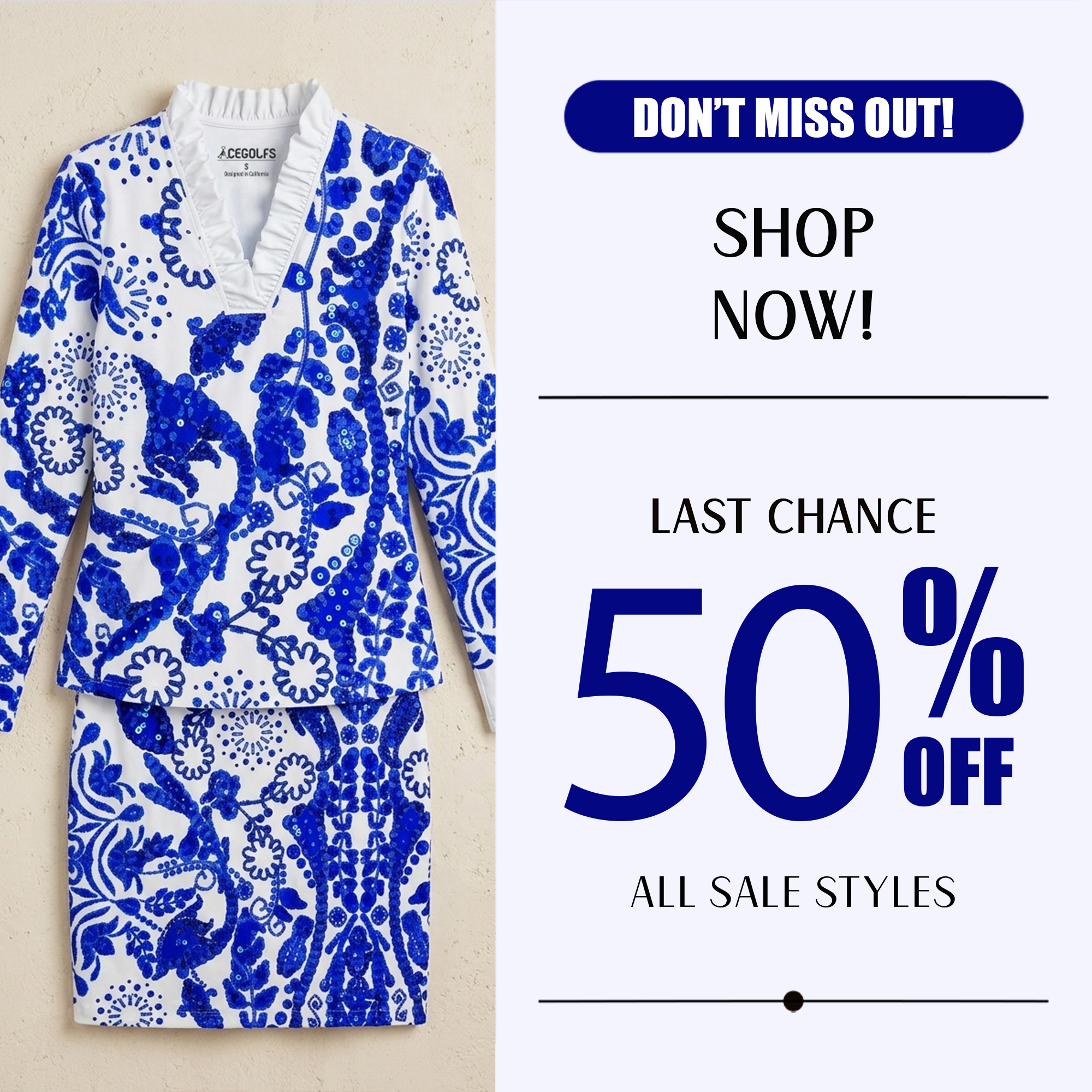 Acegolfs Fashion Facebook ad