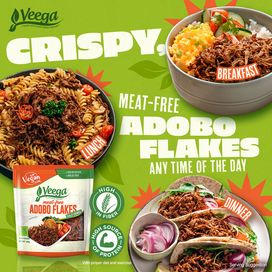 Veega Meat-Free Facebook ad: One pack, so many ways to enjoy it.