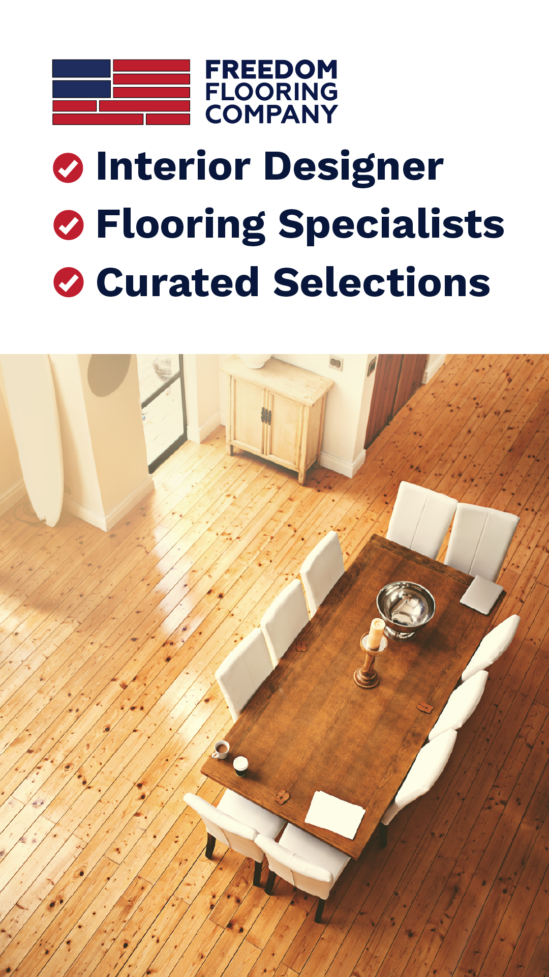Freedom Flooring Company Facebook ad