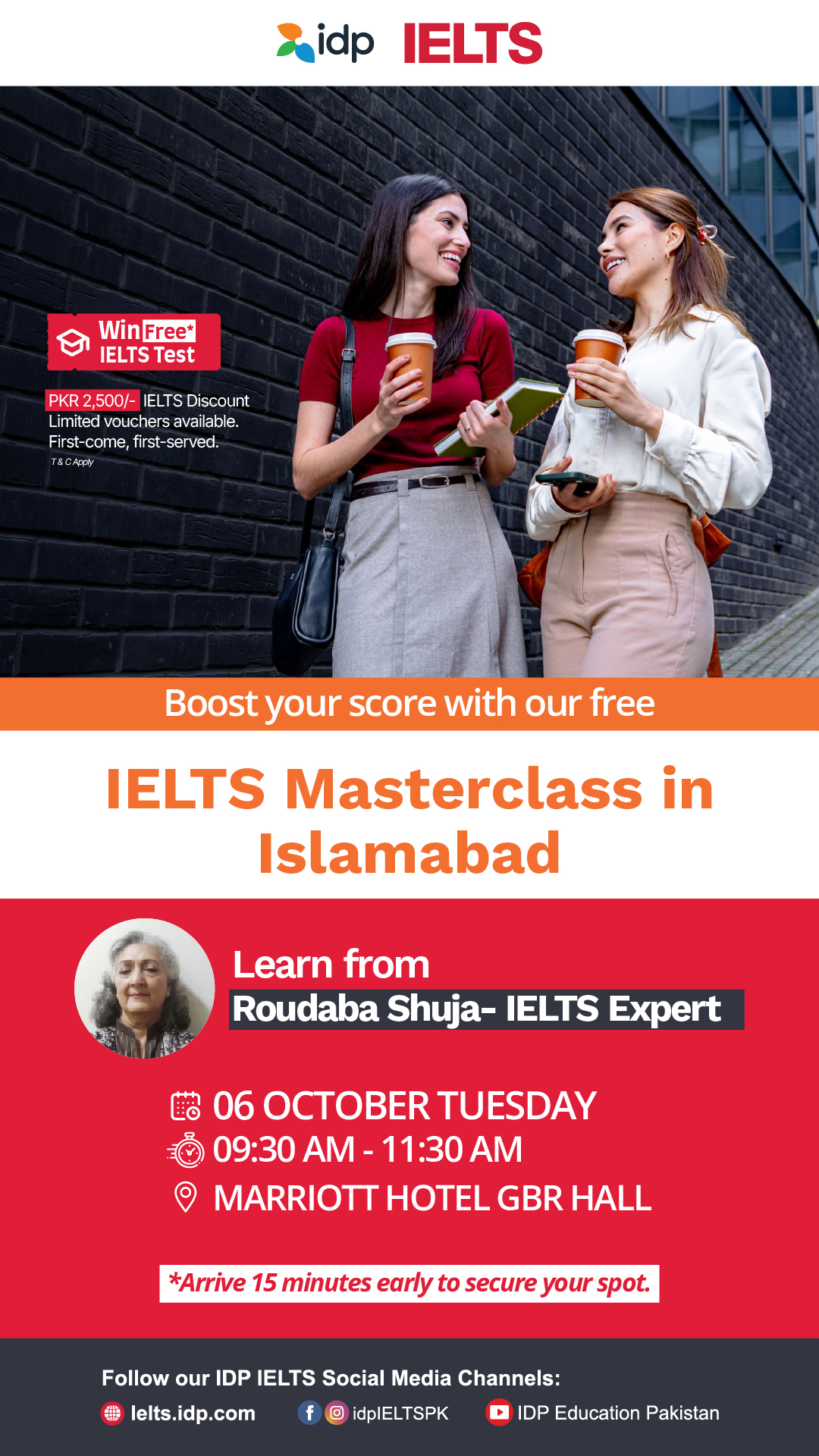 IELTS Essentials from IDP Facebook ad
