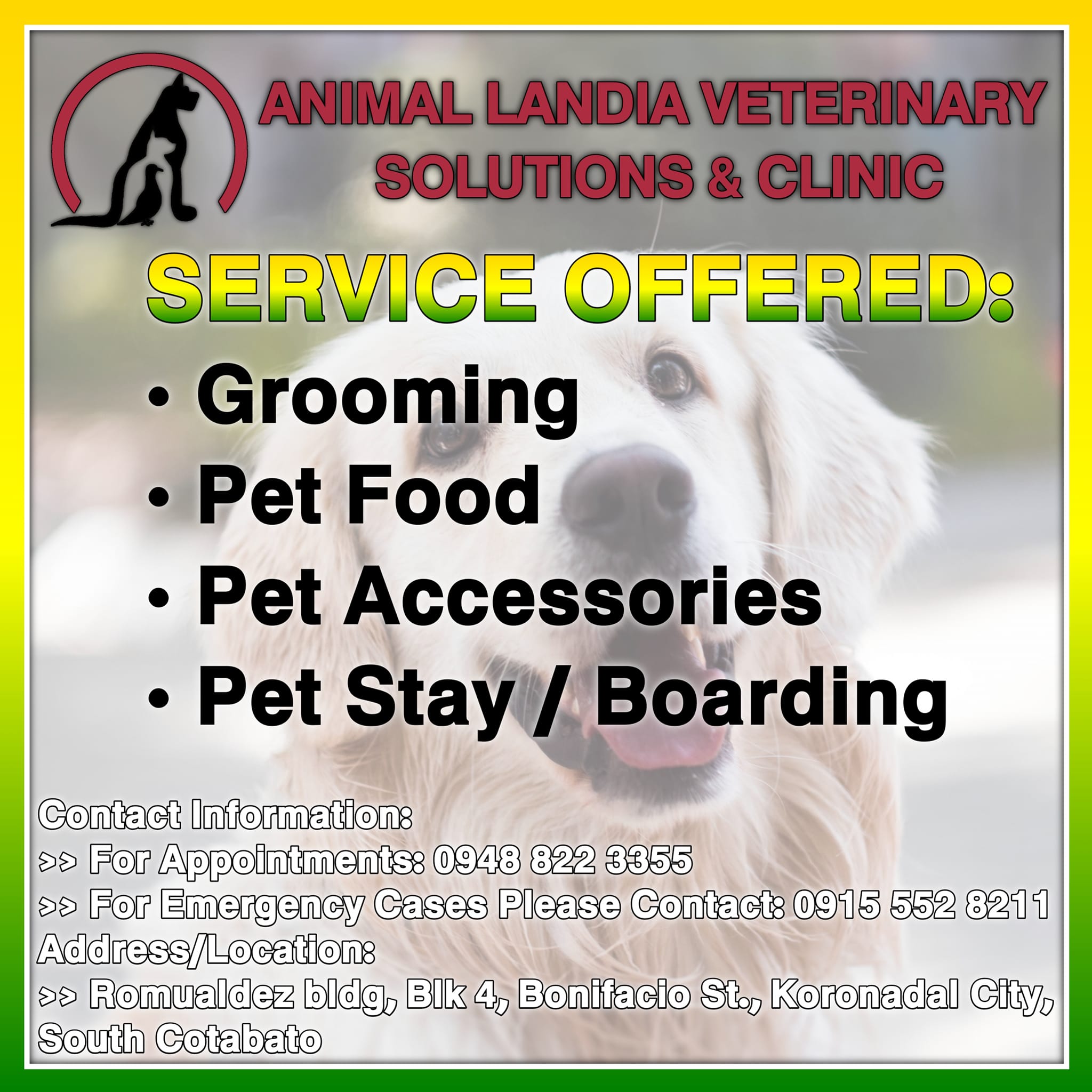 Animal Landia Veterinary Solutions Clinic Facebook ad: 𝗥𝗲𝗴𝘂𝗹𝗮𝗿 𝘃𝗲𝘁 𝘃𝗶𝘀𝗶𝘁𝘀 𝗮𝗿𝗲 𝗮 𝘀𝗶𝗺𝗽𝗹𝗲…