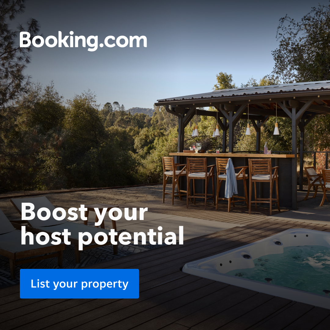 Booking.com Facebook ad
