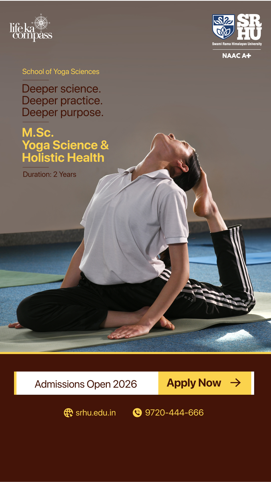 Swami Rama Himalayan University Facebook ad