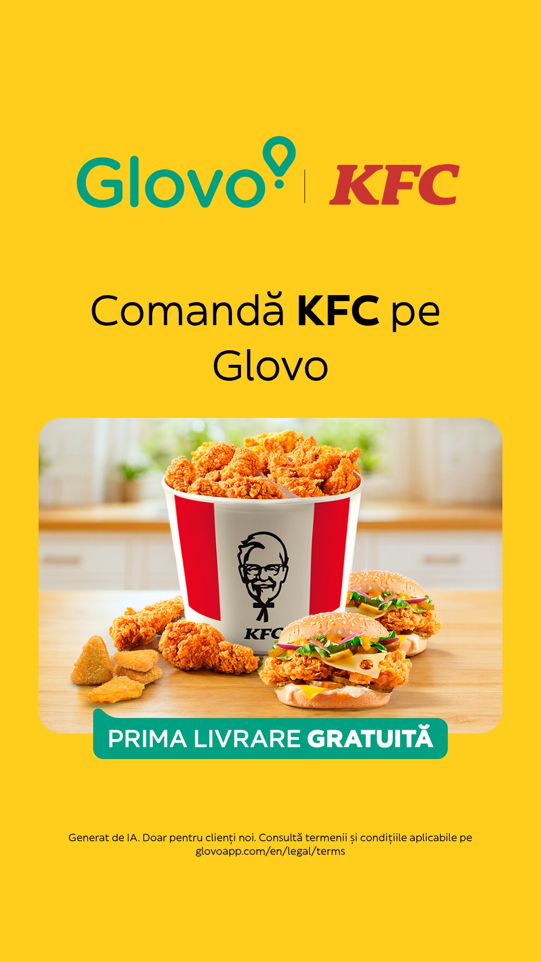 Glovo Facebook ad