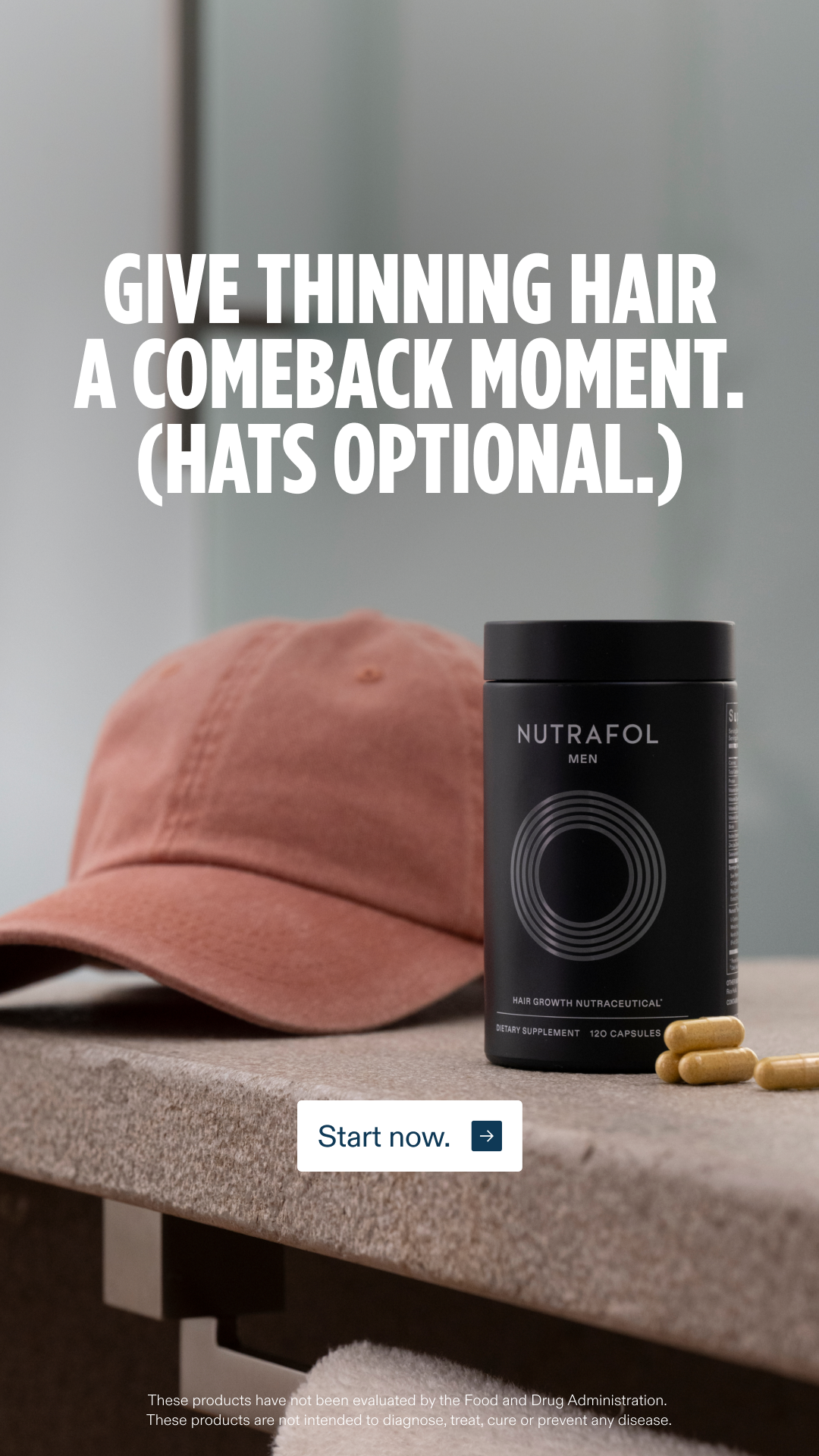 Nutrafol Men Facebook ad