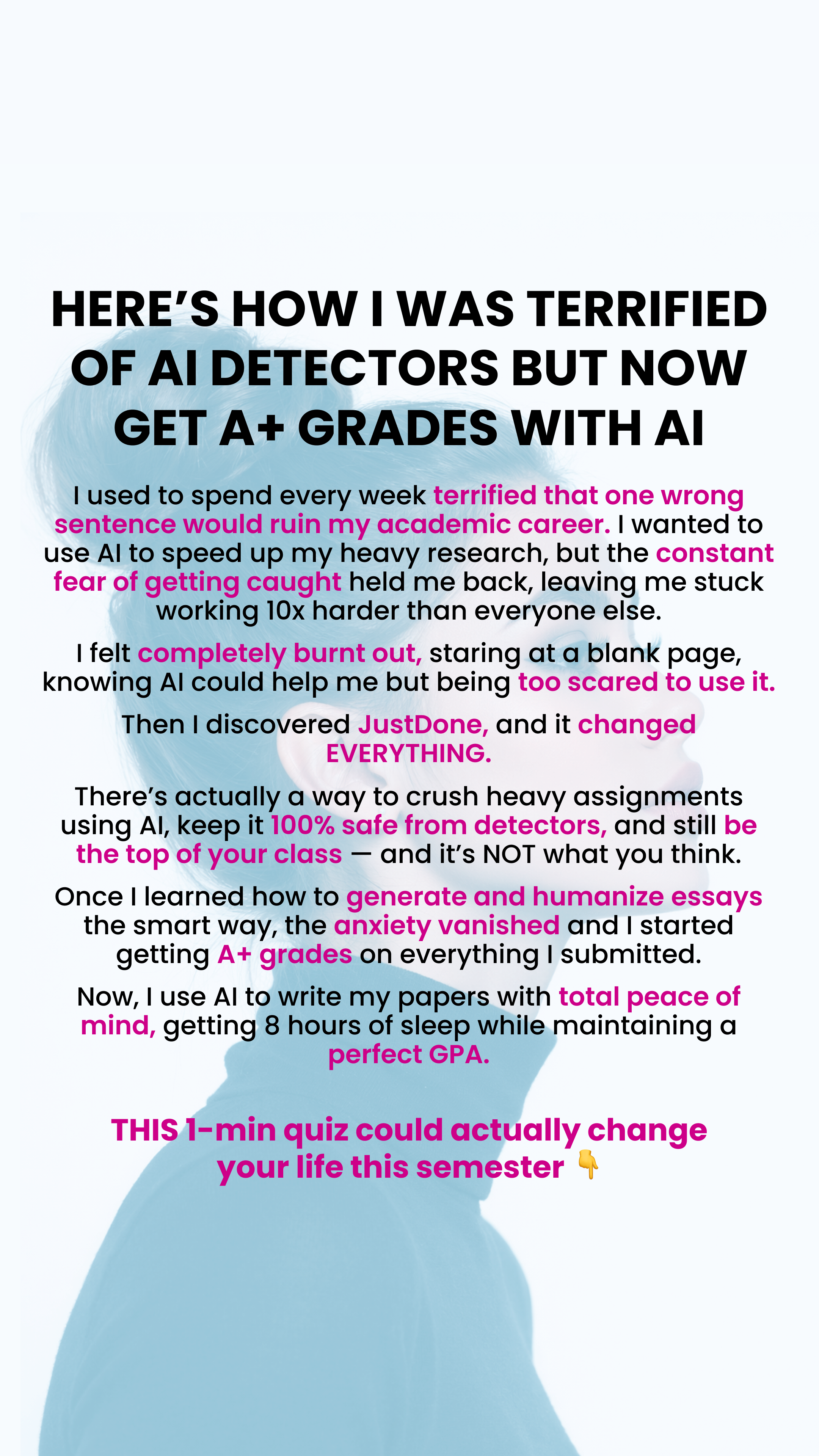 JustDone Facebook ad