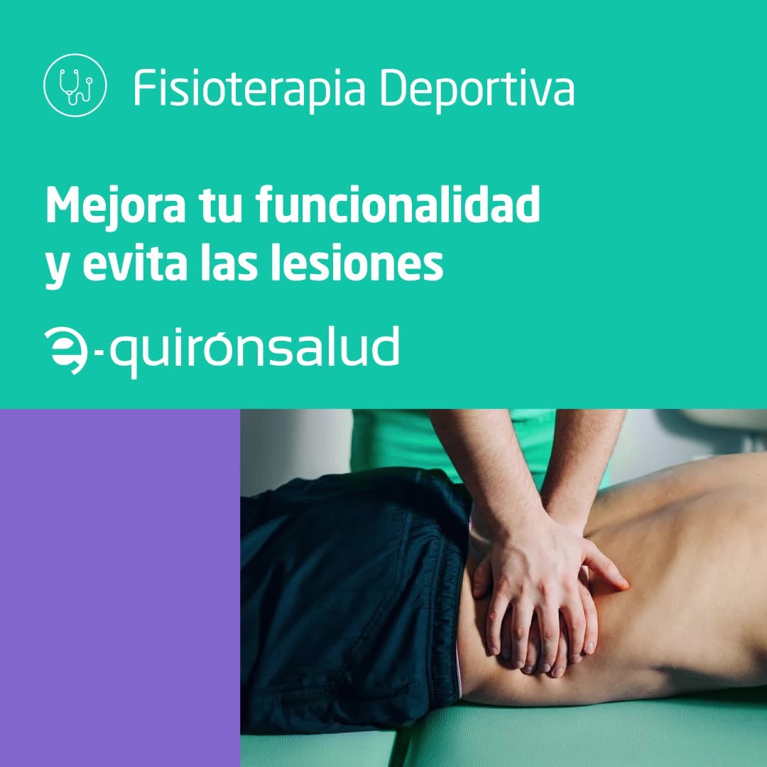 quirónsalud Facebook ad: Fisioterapia Deportiva