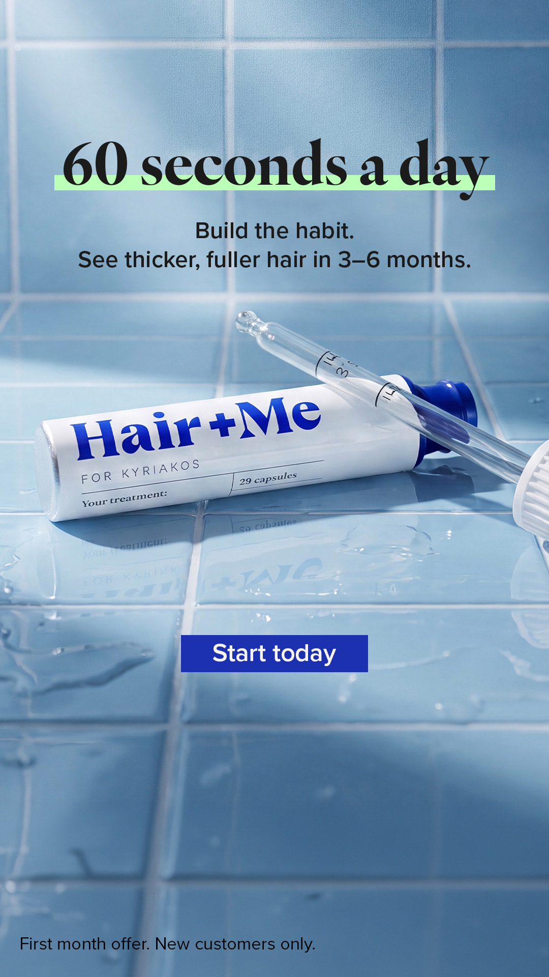 Hair + Me Facebook ad