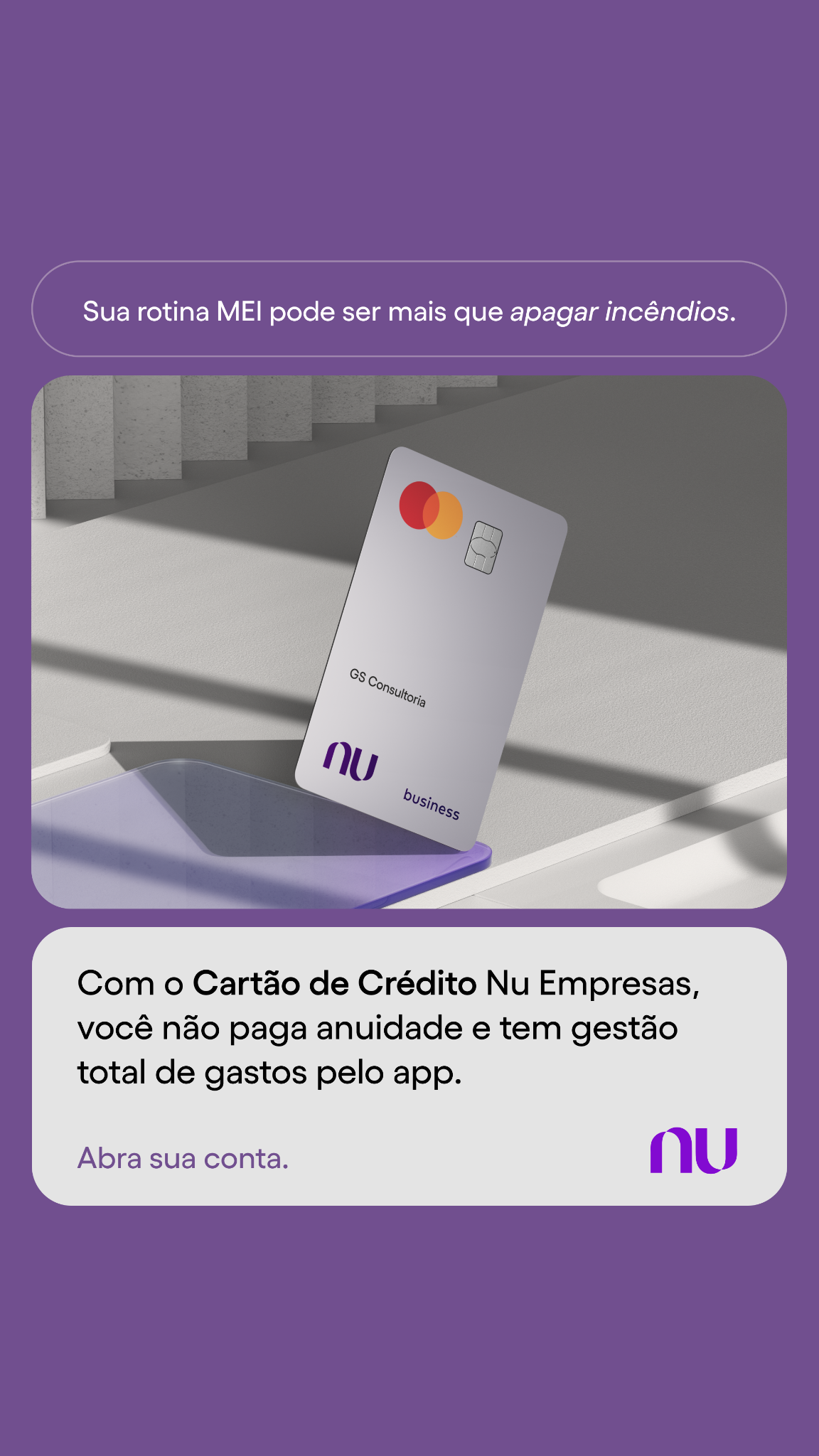 Nubank Facebook ad