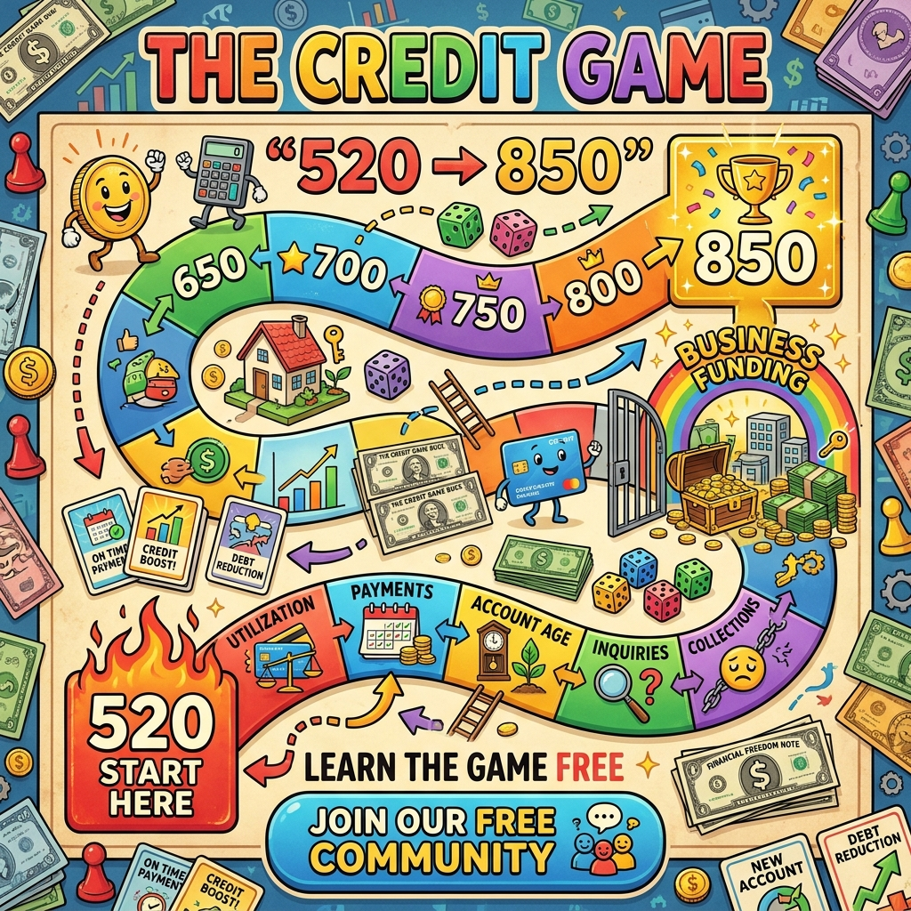 Funding Vault Facebook ad: Learn Credit + Business Funding