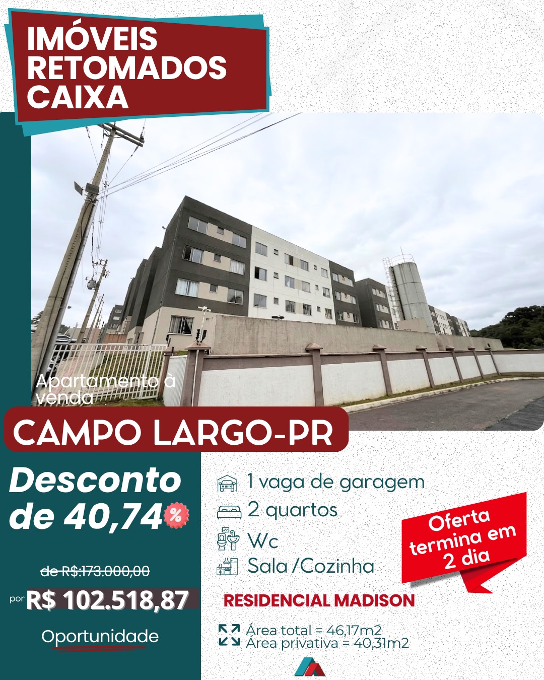 Elidio & Elidio Facebook ad: Quer comprar imóvel com até 50% de desconto…