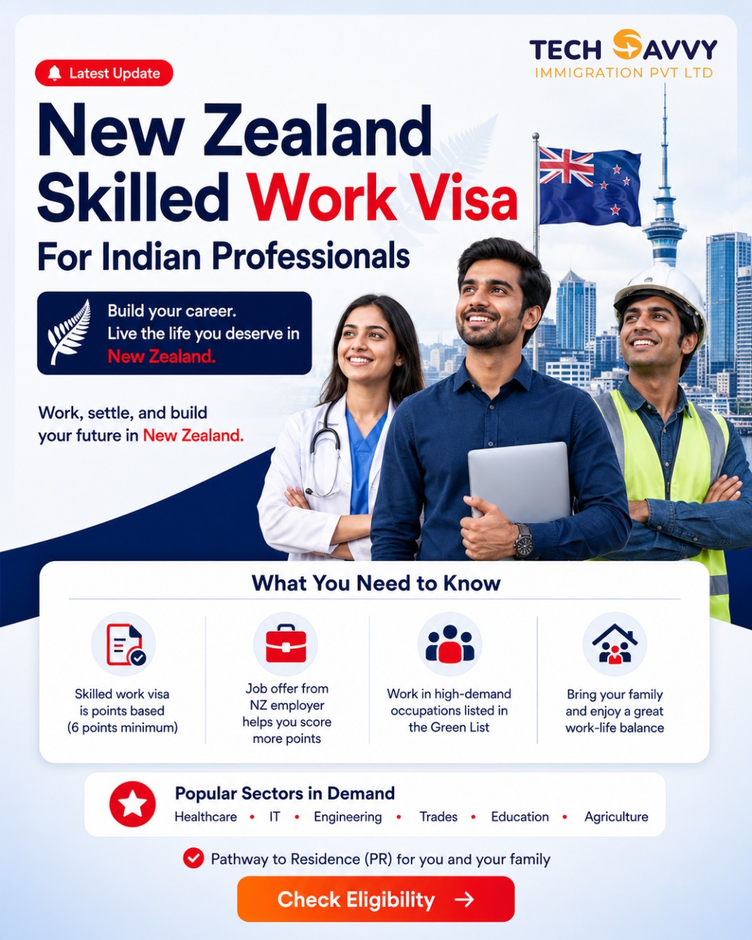 Tech Savvy Immigration Facebook ad