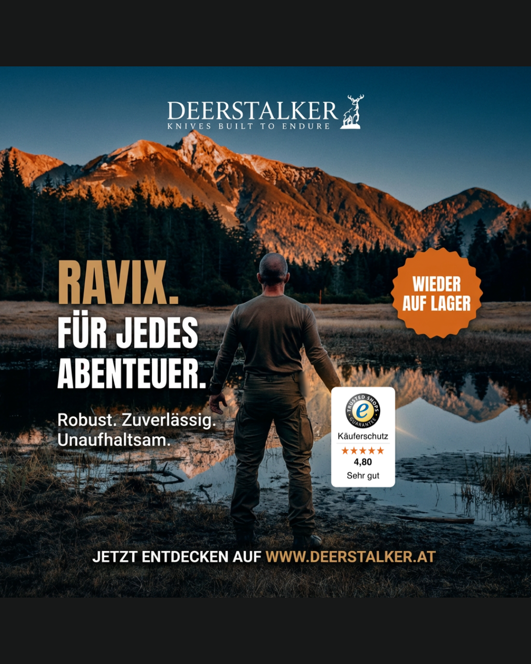 Deerstalker - Knives Built to Endure Facebook ad