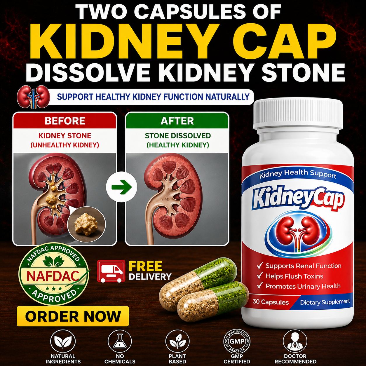 Wellness Hope Facebook ad: DON'T WAIT UNTIL YOUR KIDNEYS FORCE YOU TO PAY ATTENTION.PAY