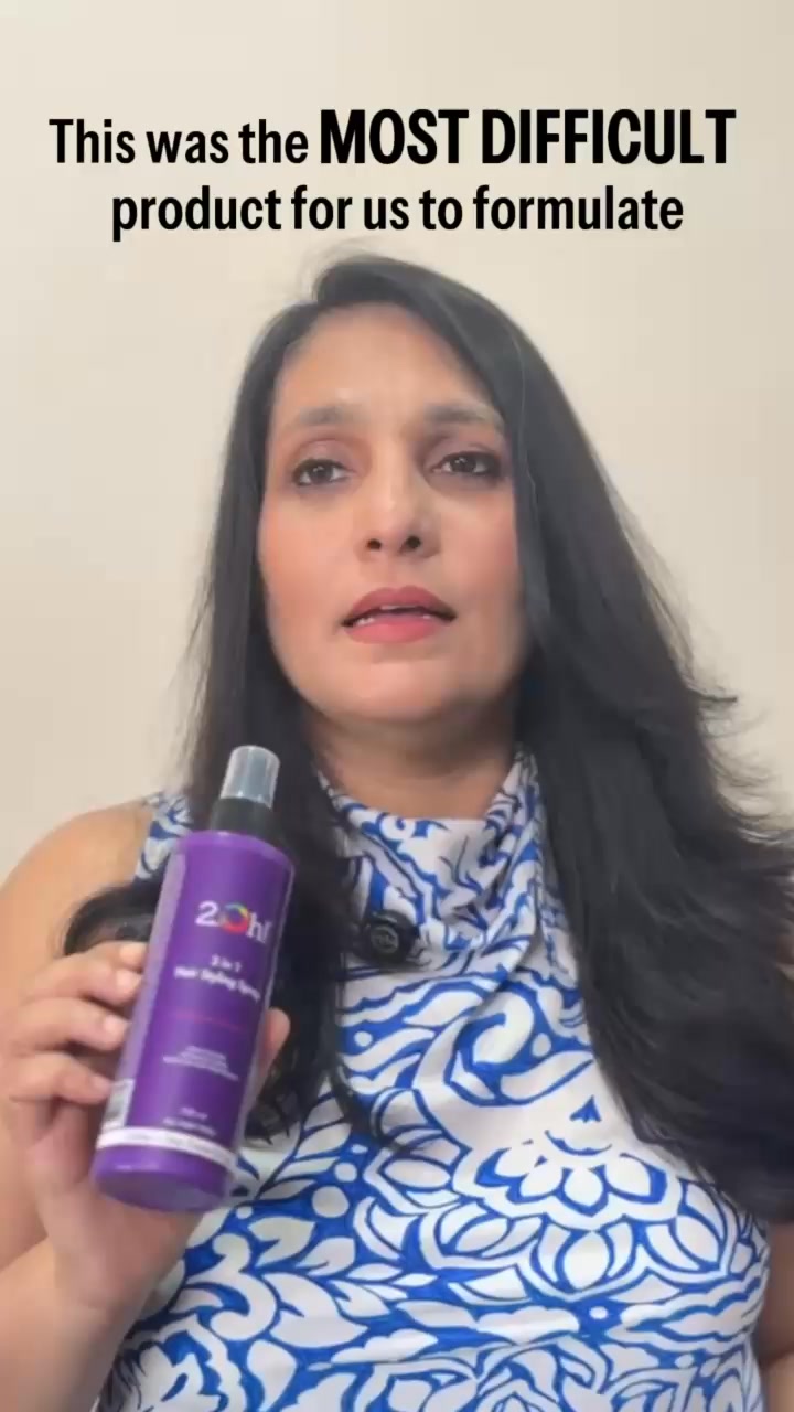 2.Oh Facebook ad: Heat Protectant. Adds Volume & Shine