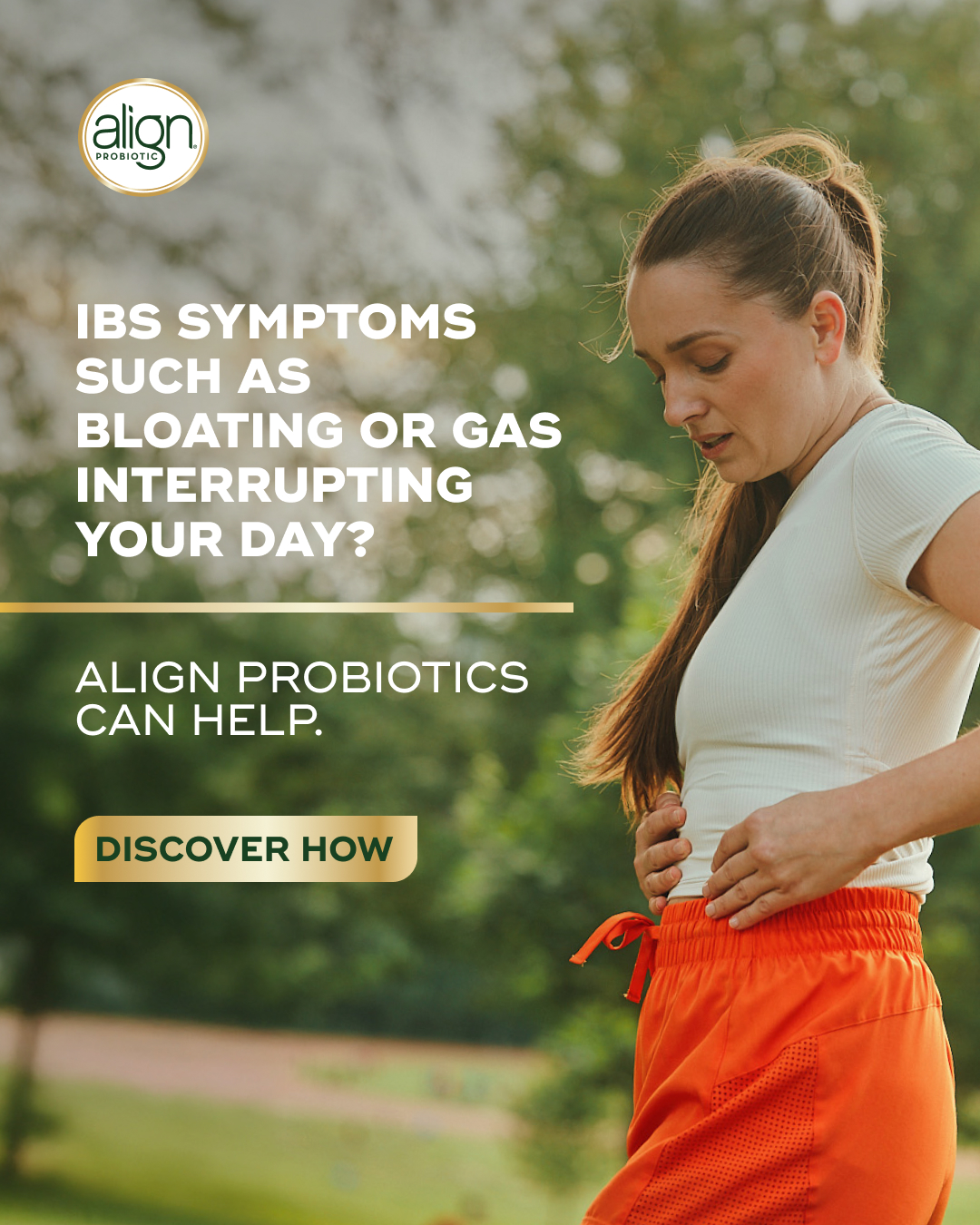 Align Probiotic Facebook ad
