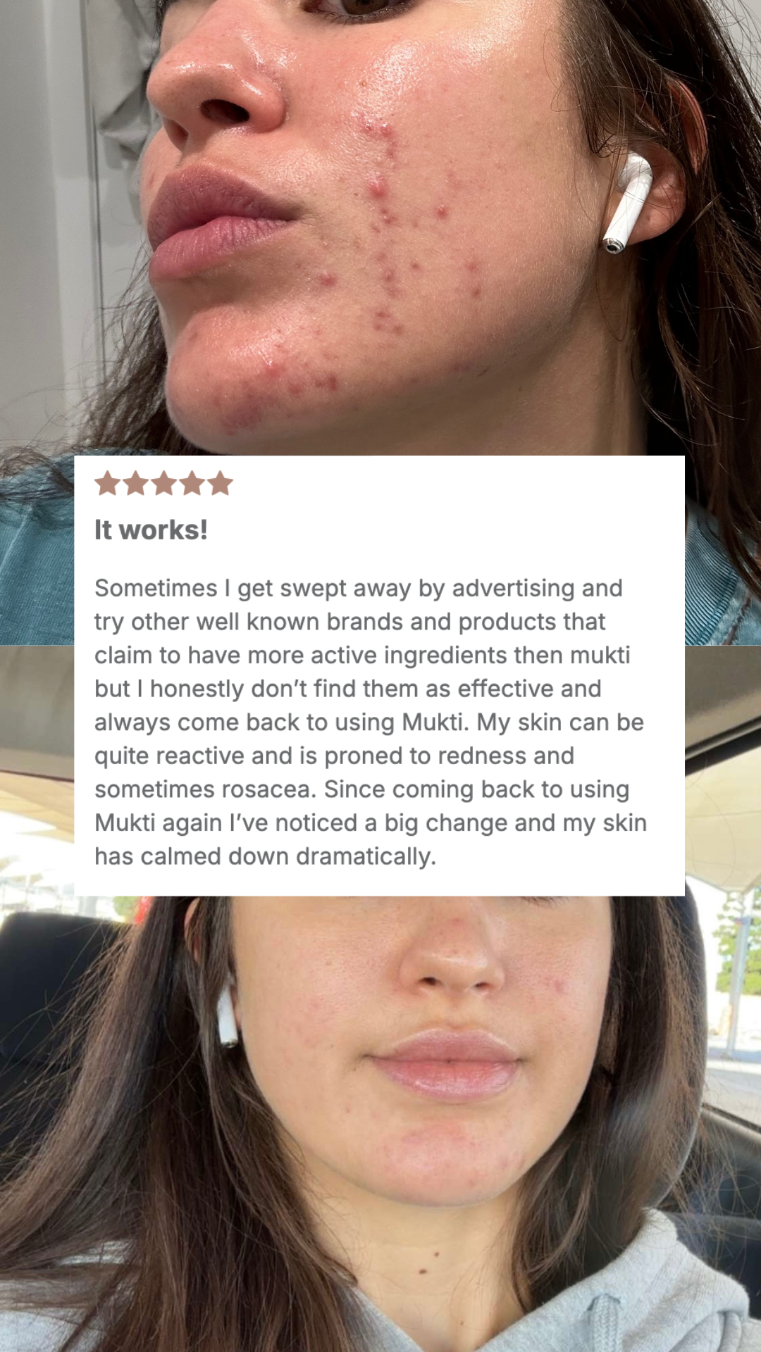 Mukti Organics Facebook ad