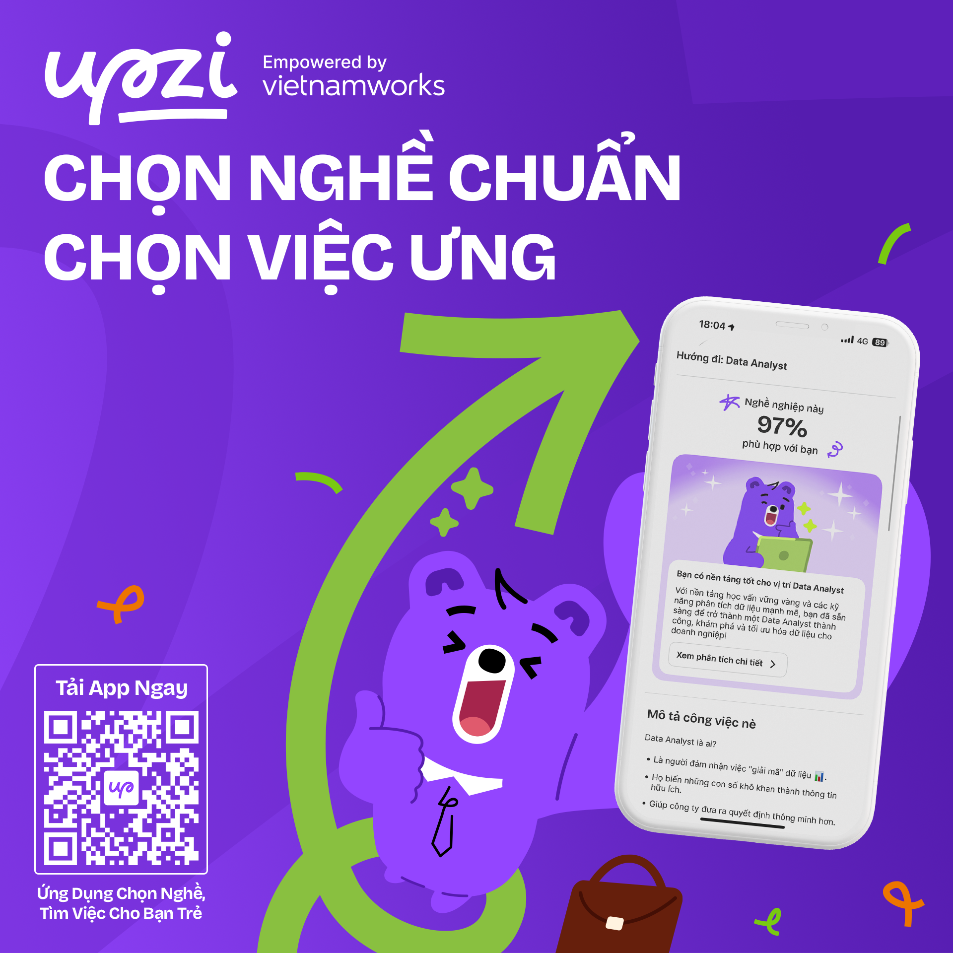 Upzi Facebook ad